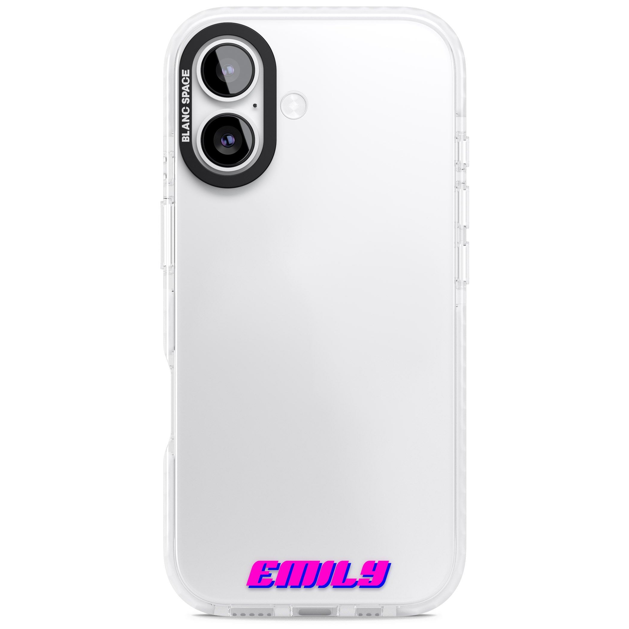 Personalised Cool Bottom Name iPhone 17 Impact Clear Phone Case