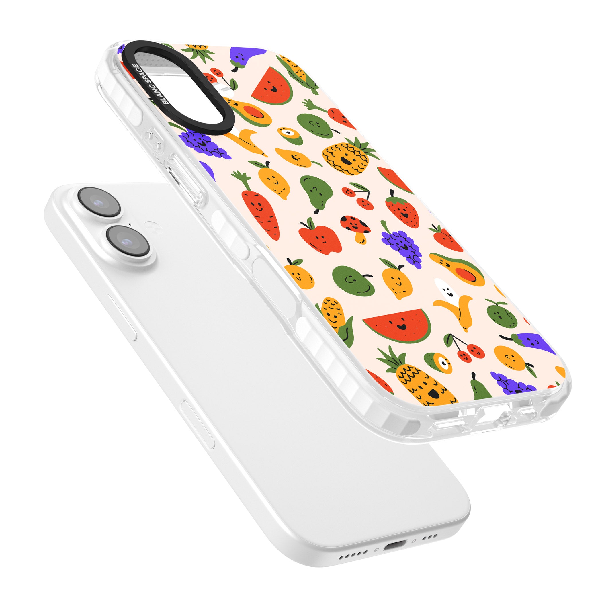 Kawaii Fruit iPhone 17 Impact Clear Phone Case Colours