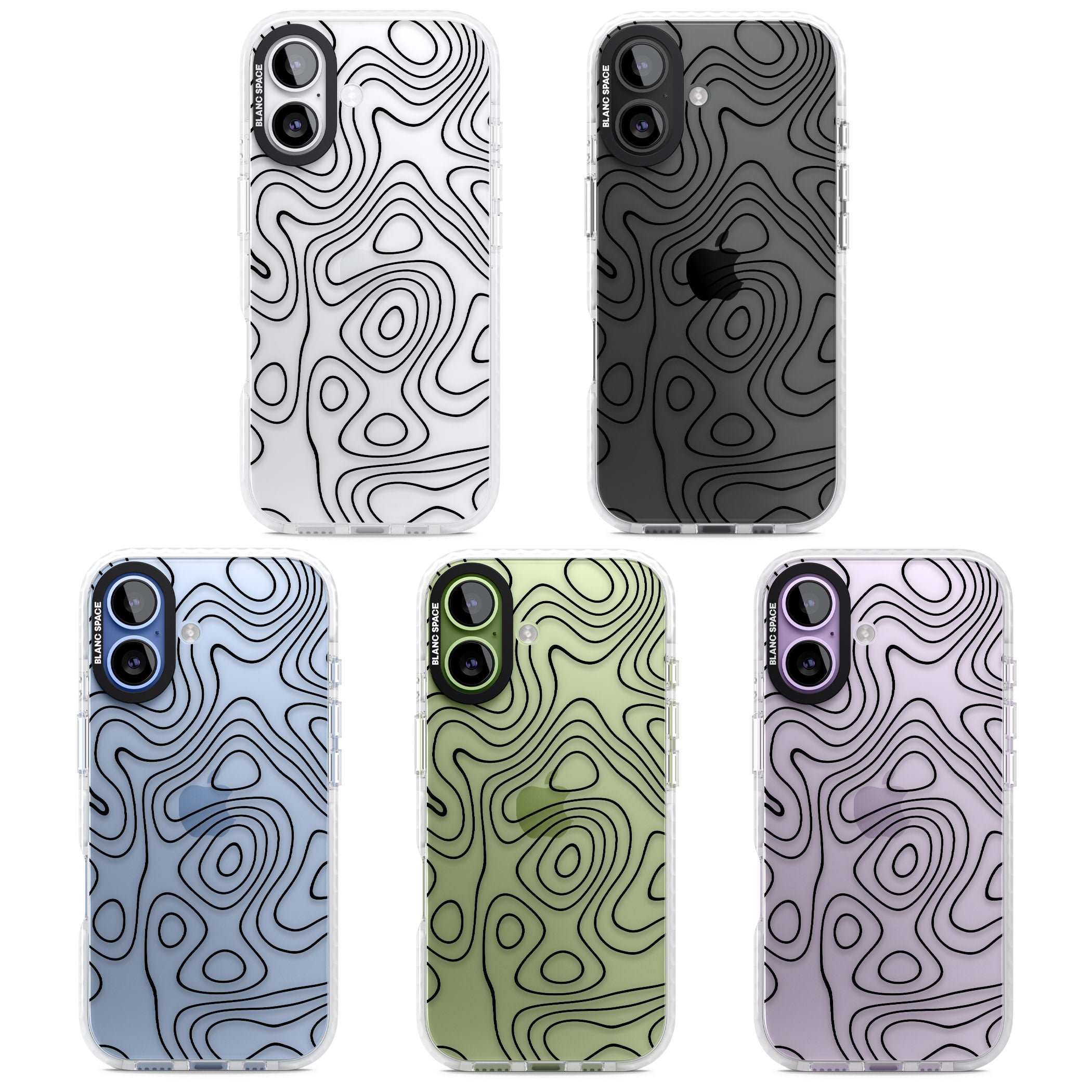 Damascus Steel iPhone 17 Impact Clear Phone Case APT Impact Protection