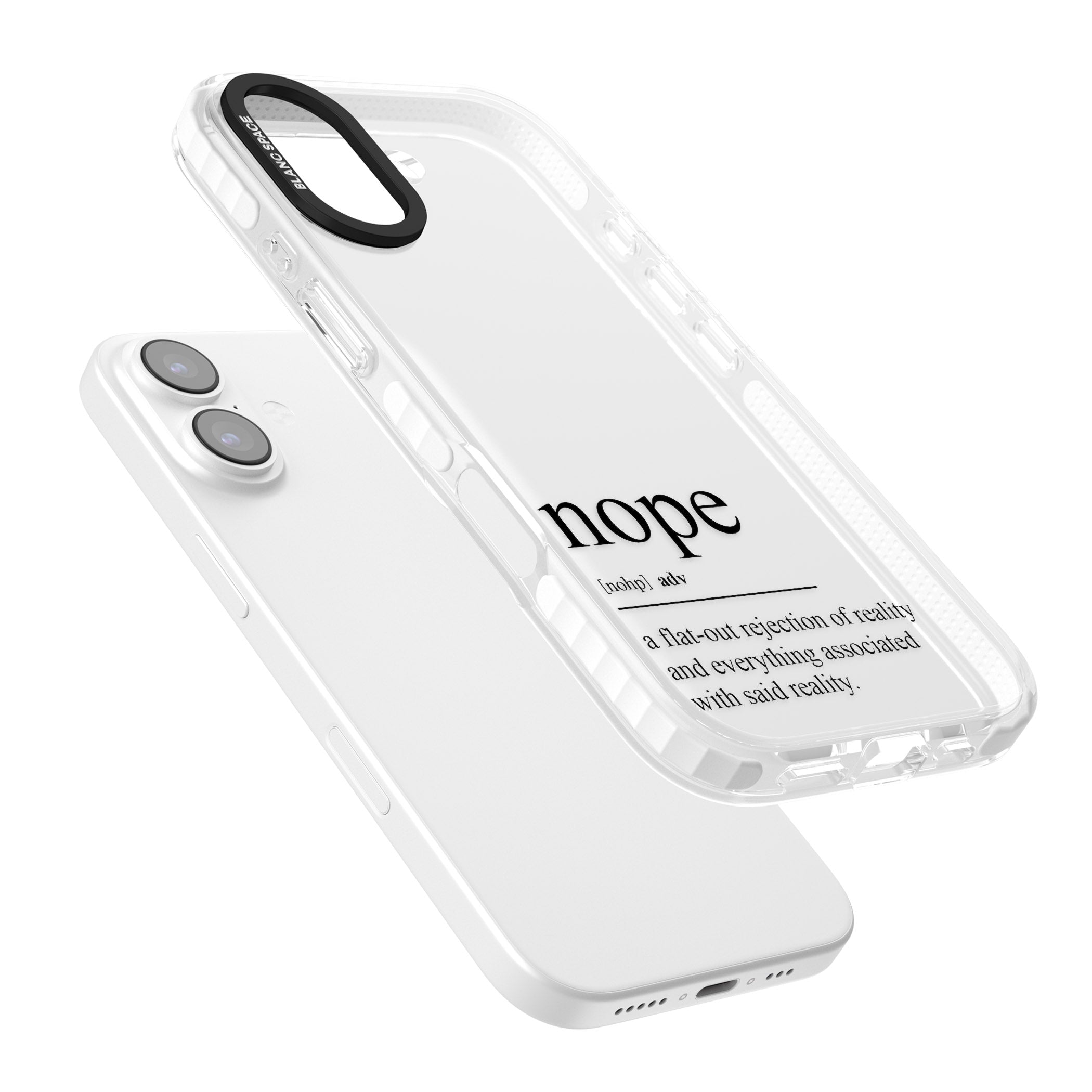 Nope iPhone 17 Impact Clear Phone Case Colours