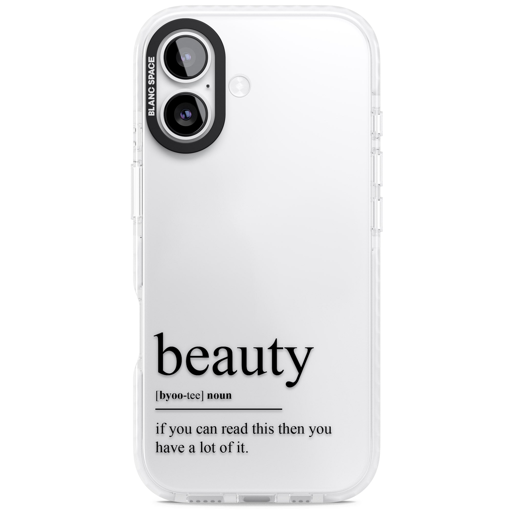 Beauty iPhone 17 Impact Clear Phone Case