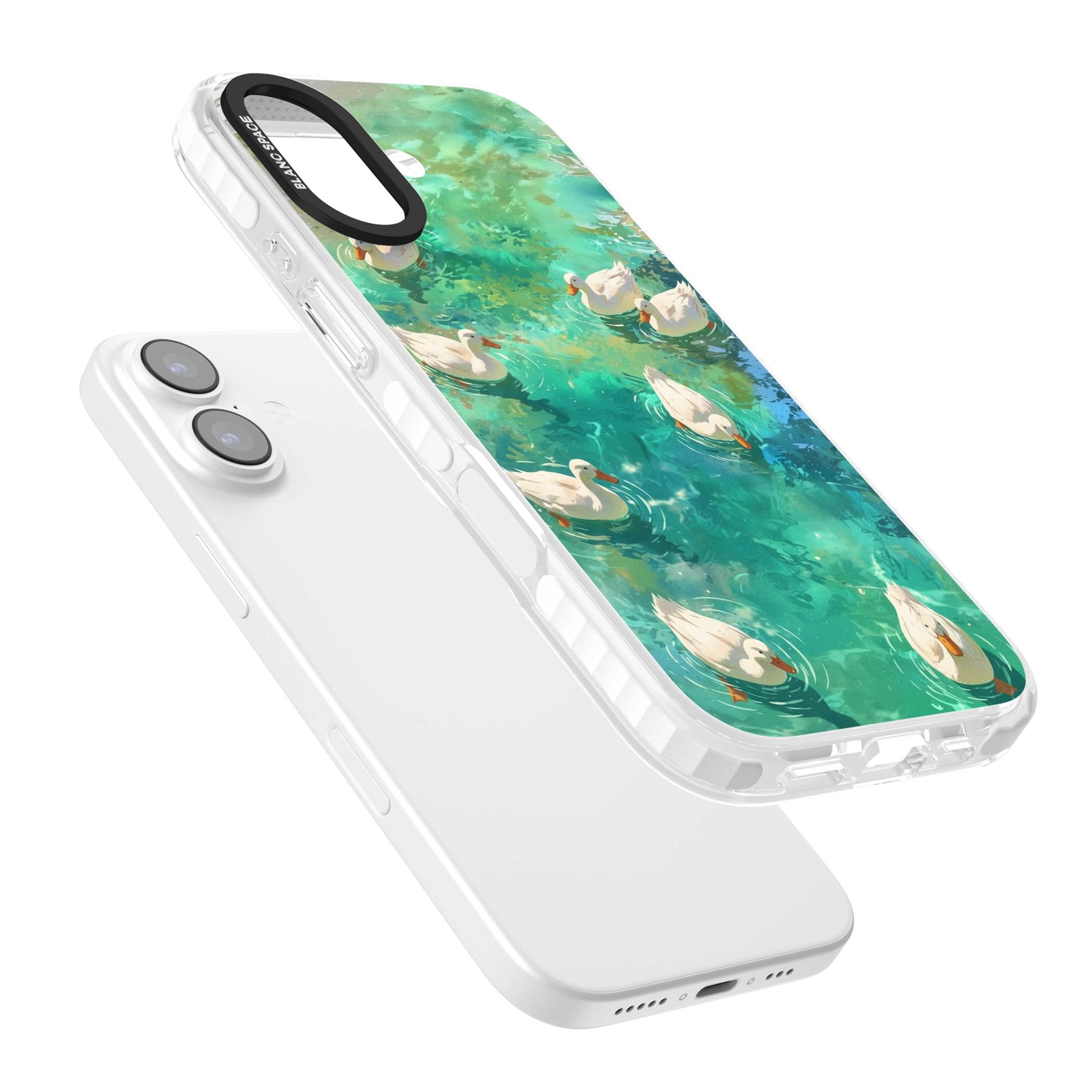 Ducks In The Pond for her iPhone case | Black Impact case for iPhone 17
