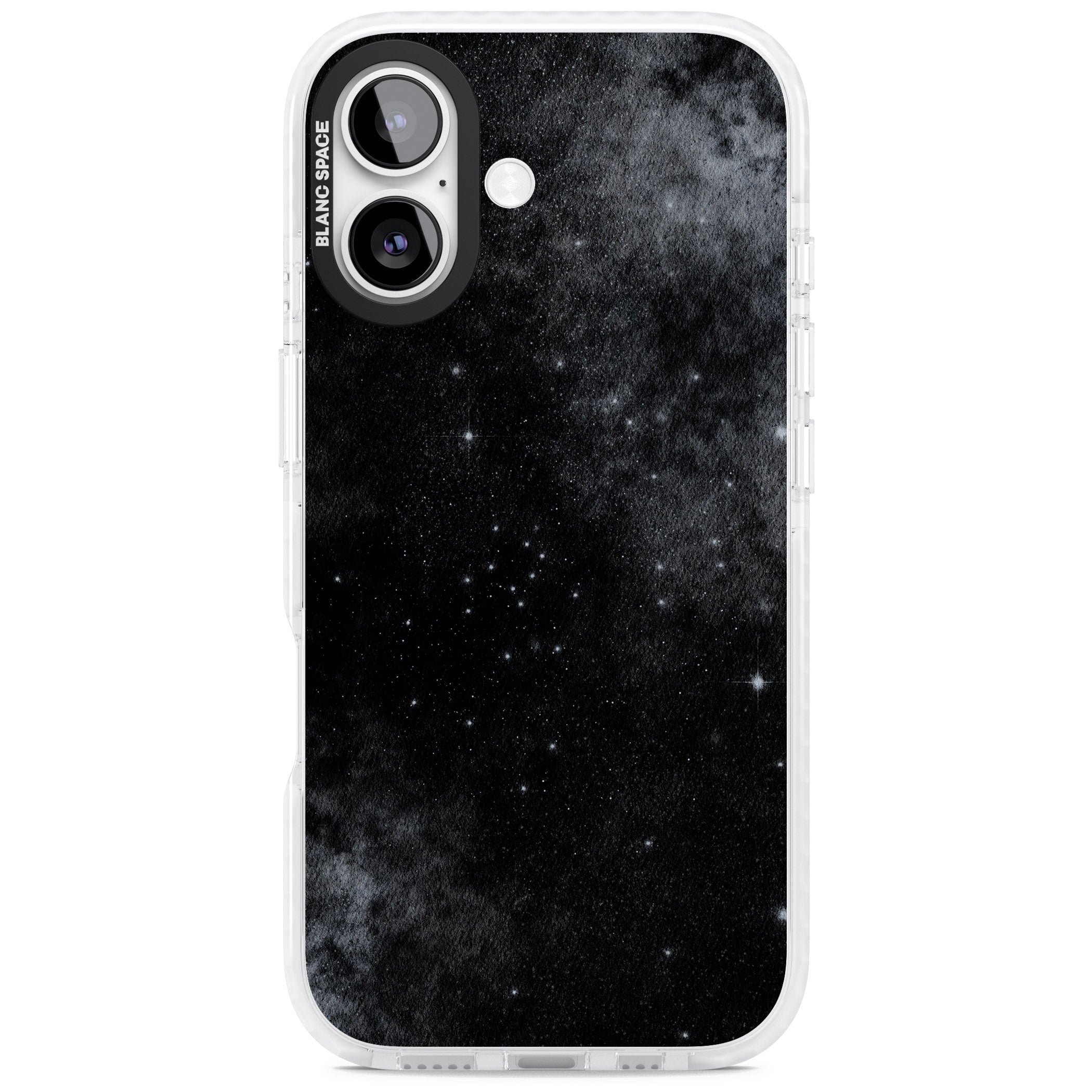 Night Sky Galaxies: Shimmering Stars iPhone 17 Impact Clear Phone Case