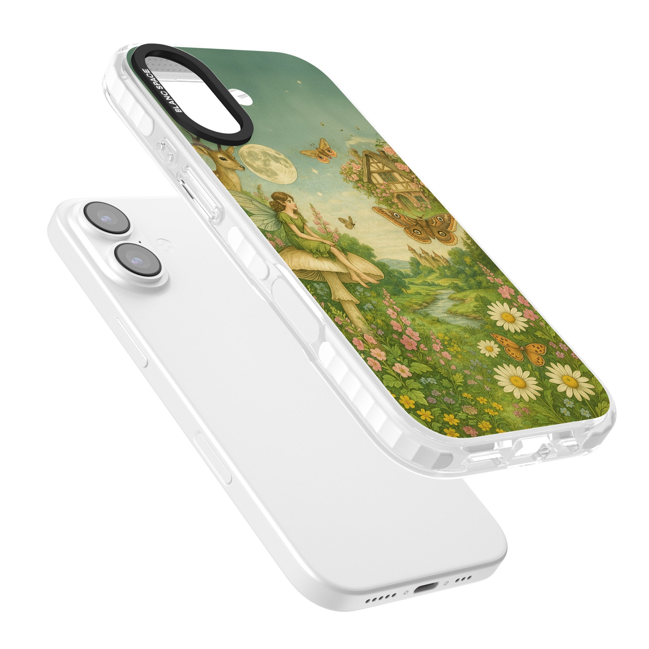 Cottage Fairy iPhone 17 Impact Clear Phone Case Colours