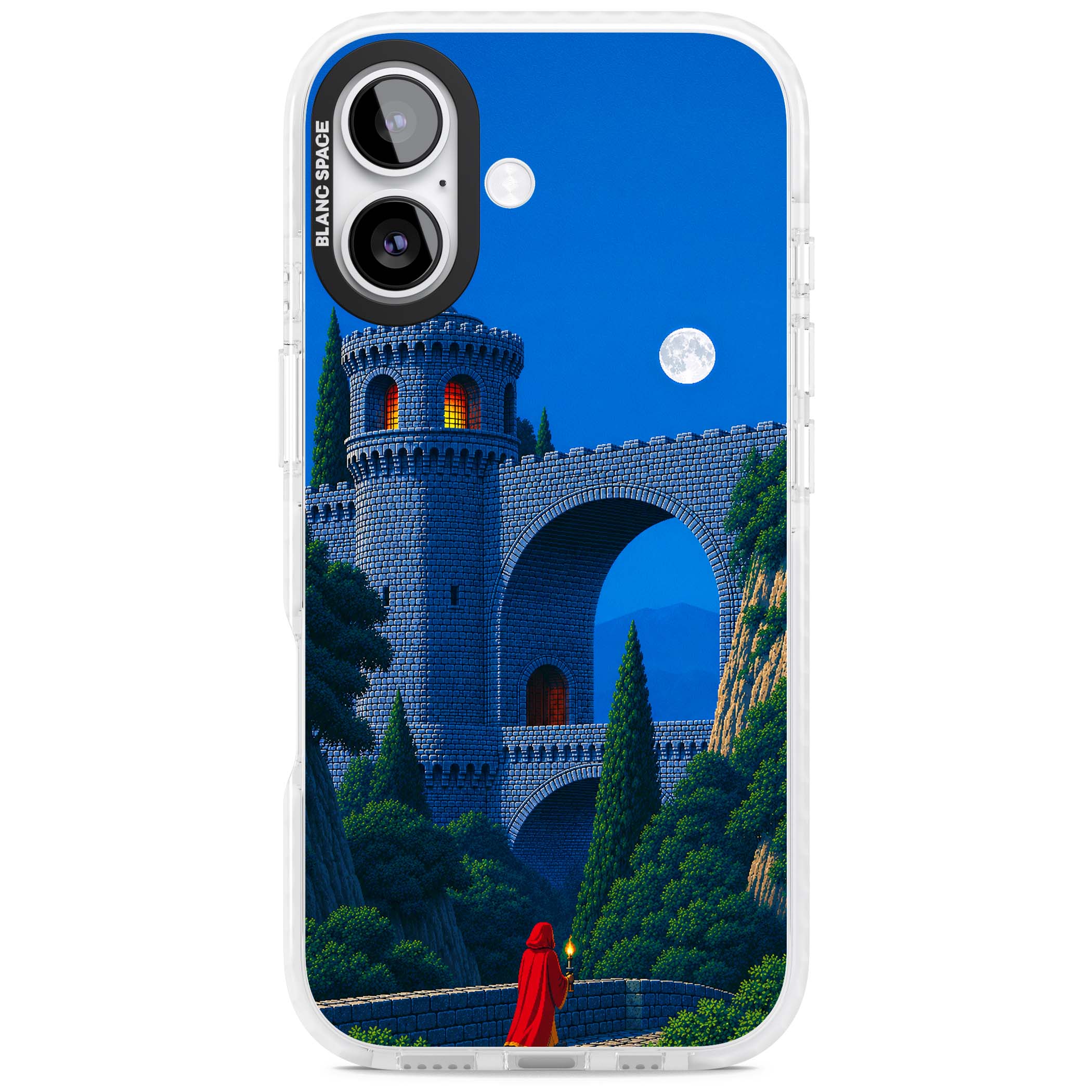 Castle Walls art iPhone case | Black Impact case for iPhone 17