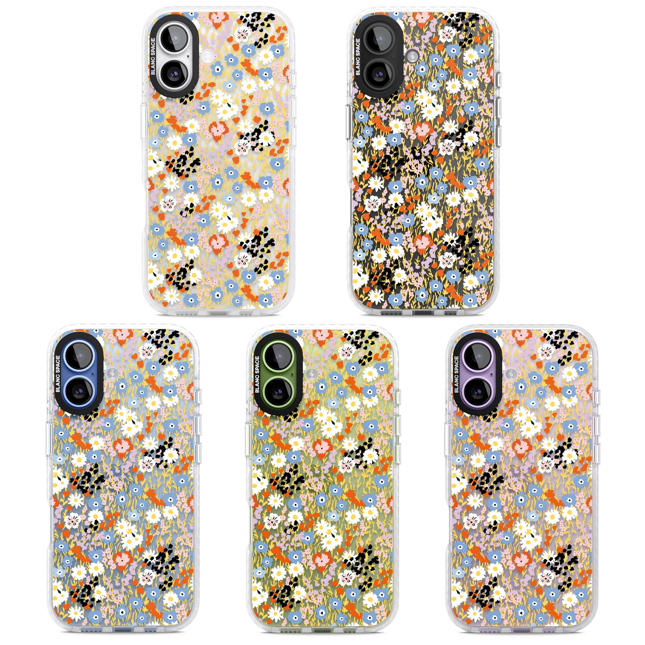 Floral Delight: Vibrant Blooms iPhone 17 Impact Clear Phone Case APT Impact Protection