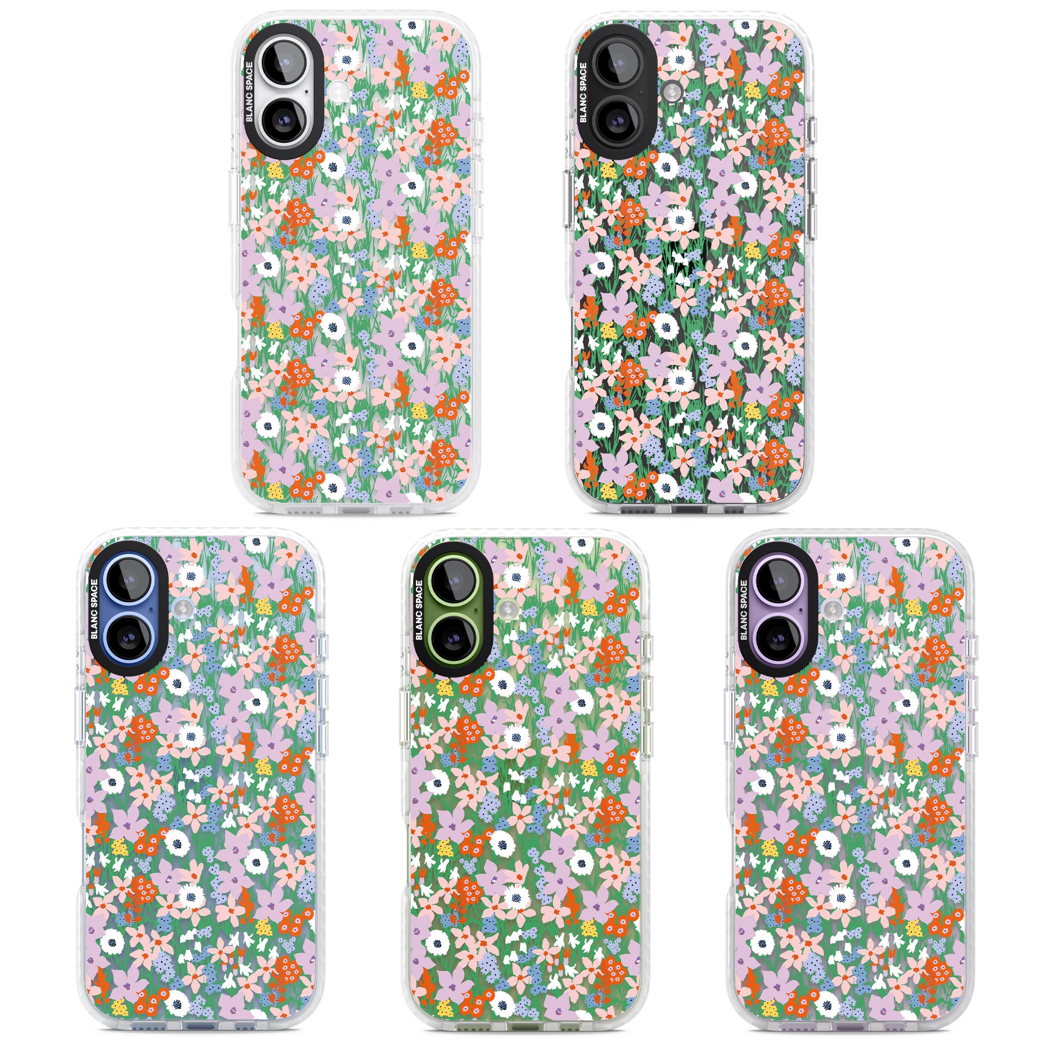 Floral Bloom Jazzy iPhone 17 Impact Clear Phone Case APT Impact Protection