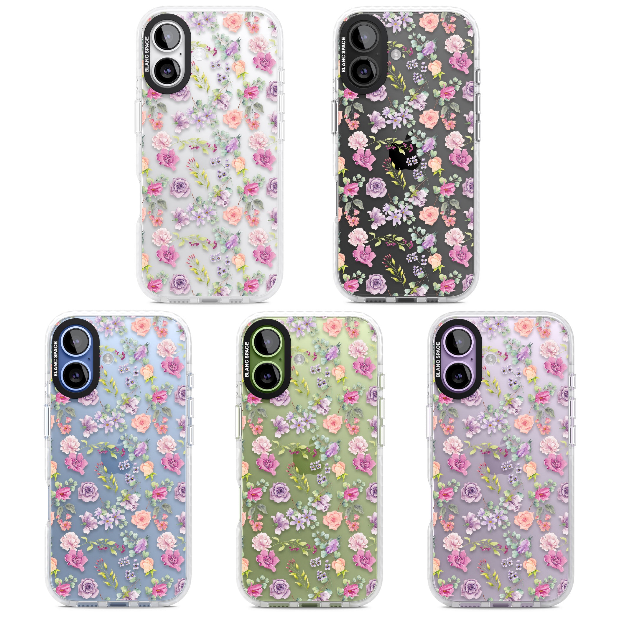 Sunday Flowers iPhone 17 Impact Clear Phone Case APT Impact Protection