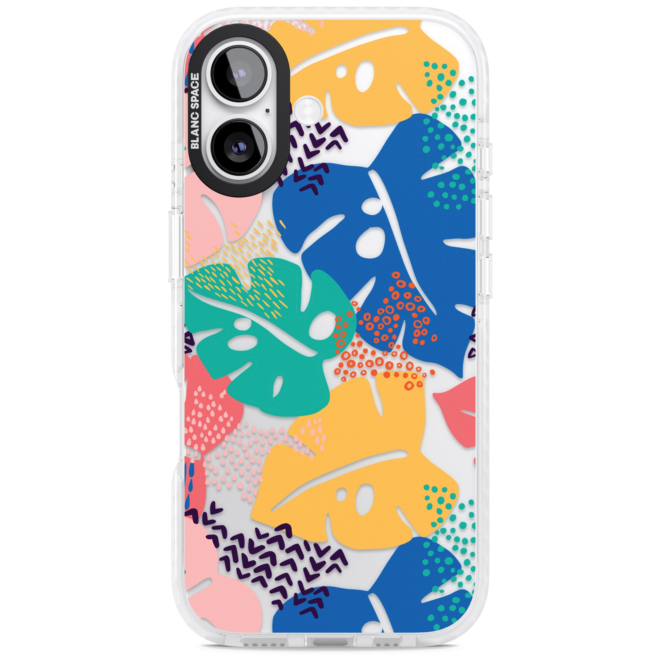 Vibrant Leaves iPhone 17 Impact Clear Phone Case
