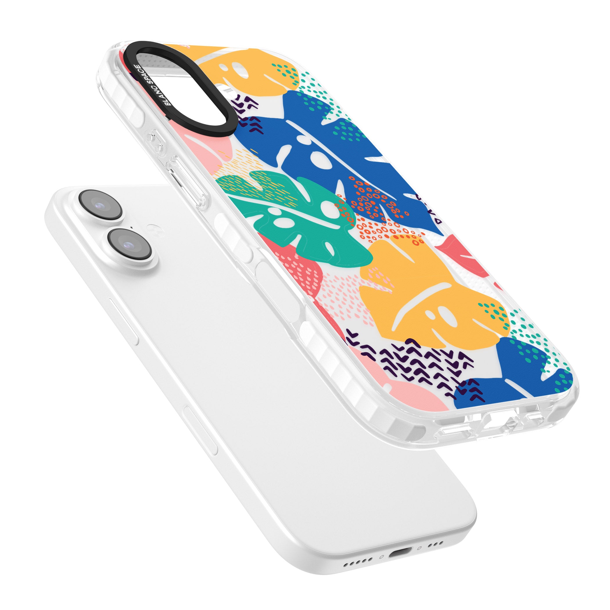 Vibrant Leaves iPhone 17 Impact Clear Phone Case Colours