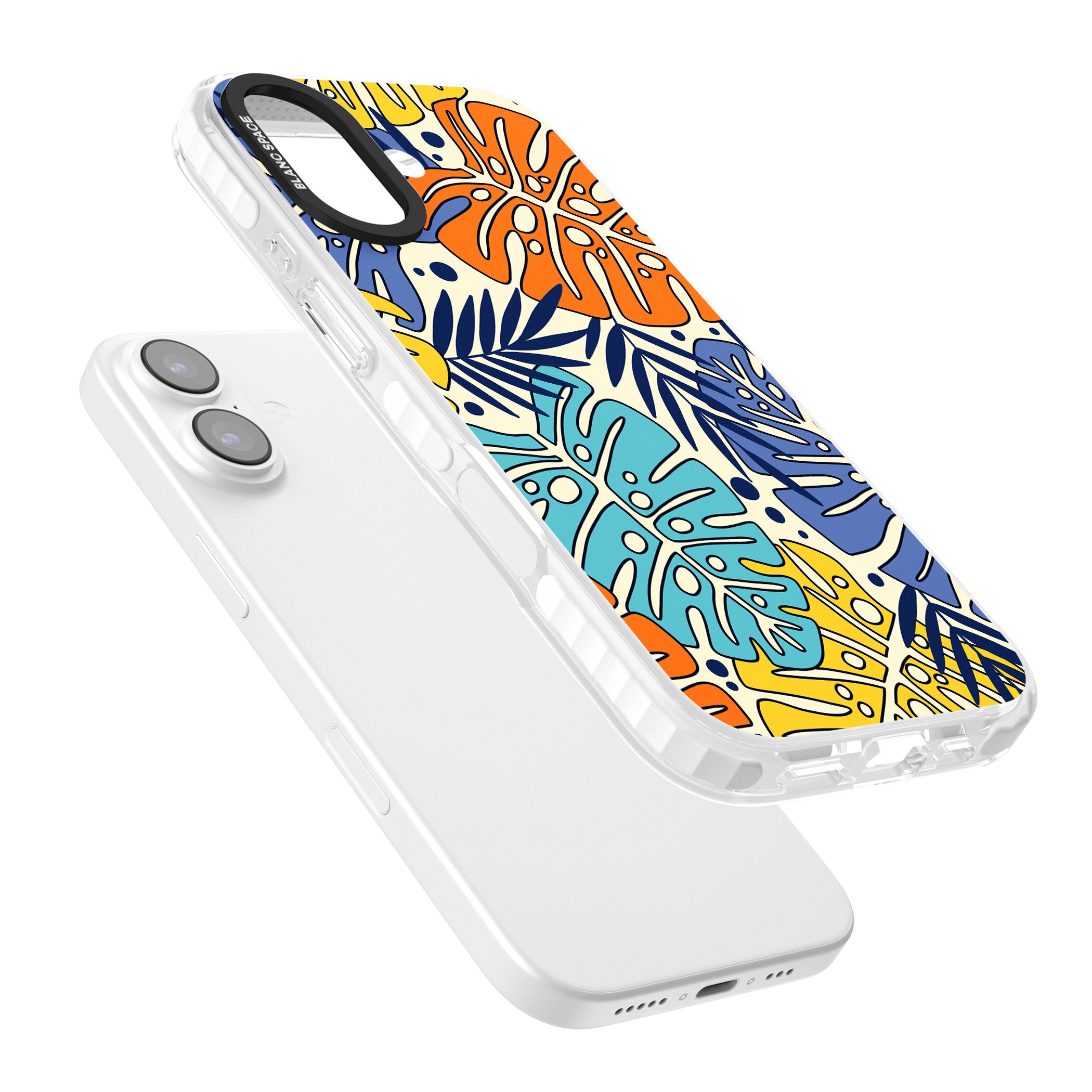 Beach Leaves iPhone 17 Impact Clear Phone Case Colours
