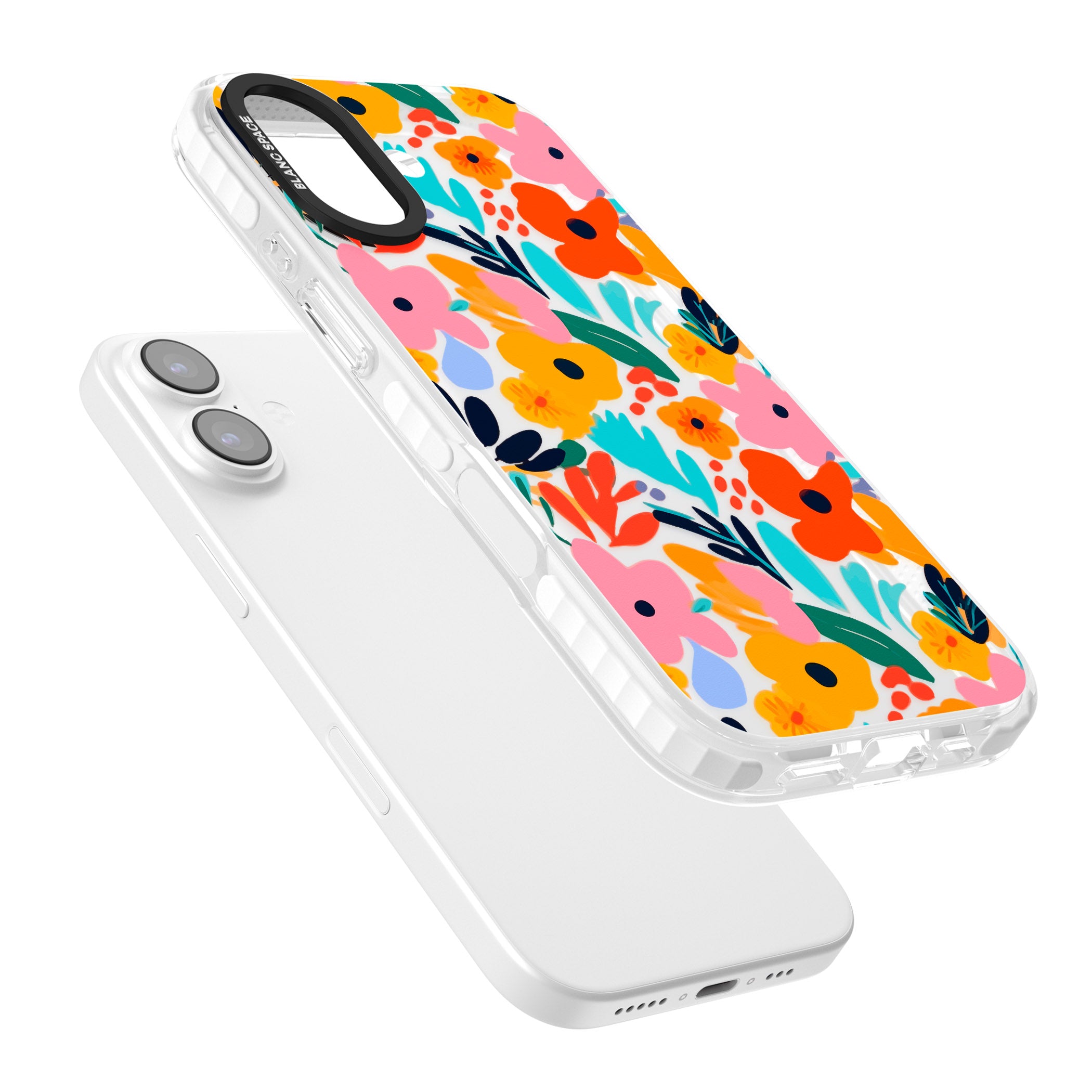 Floral Fiesta iPhone 17 Impact Clear Phone Case Colours