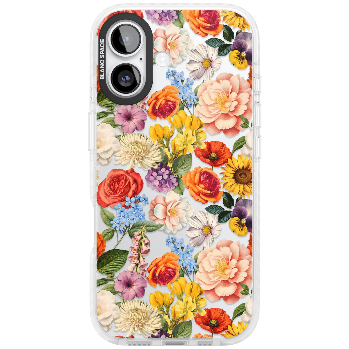 Bloom Basket iPhone 16 / iPhone 16 Plus / iPhone 17 Impact Clear Phone Case front
