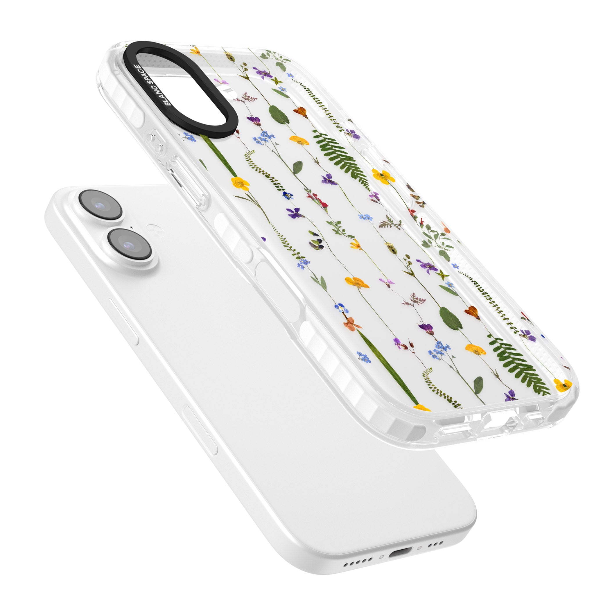 Wildflower Chain iPhone 17 Impact Clear Phone Case Colours
