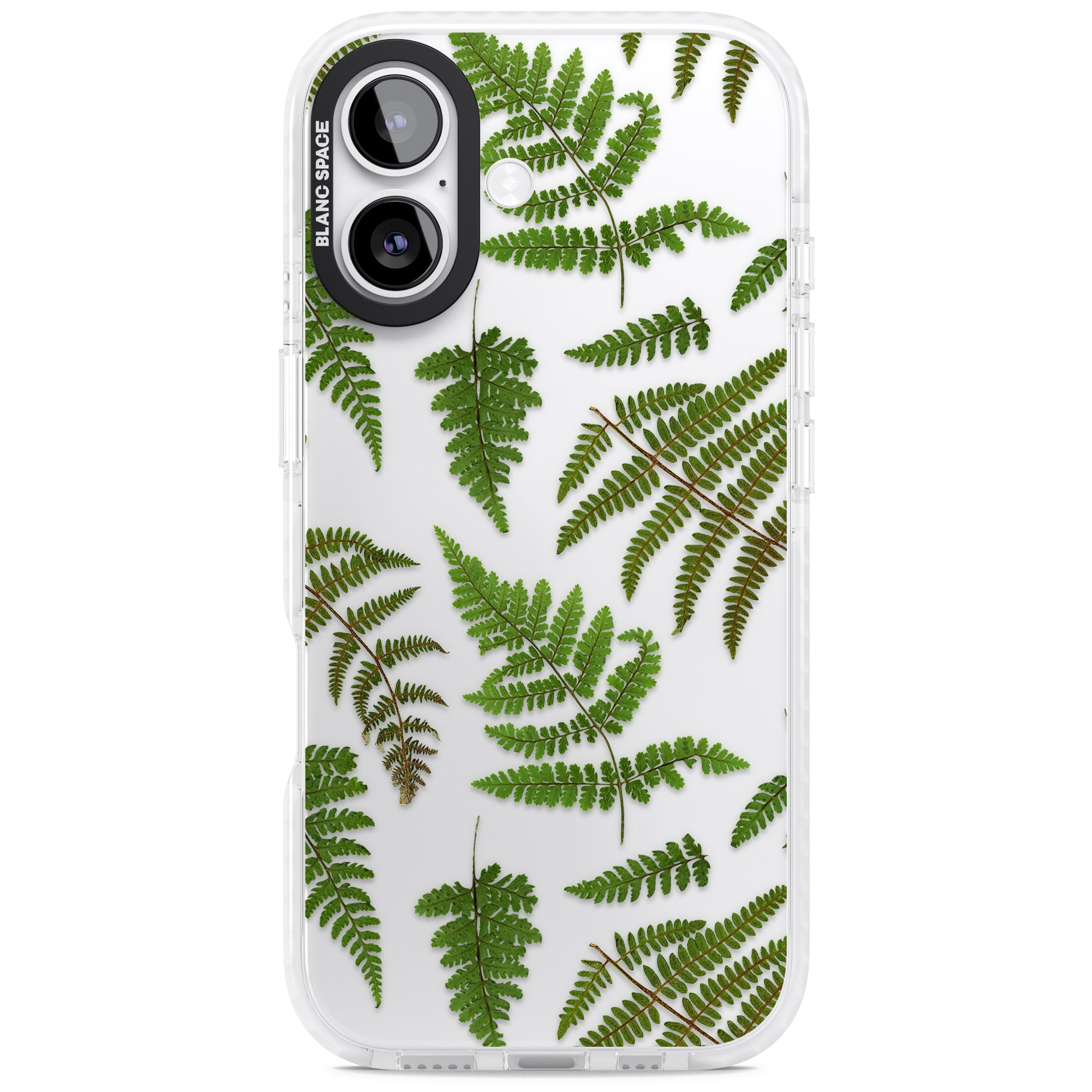 Leafy Ferns iPhone 17 Impact Clear Phone Case