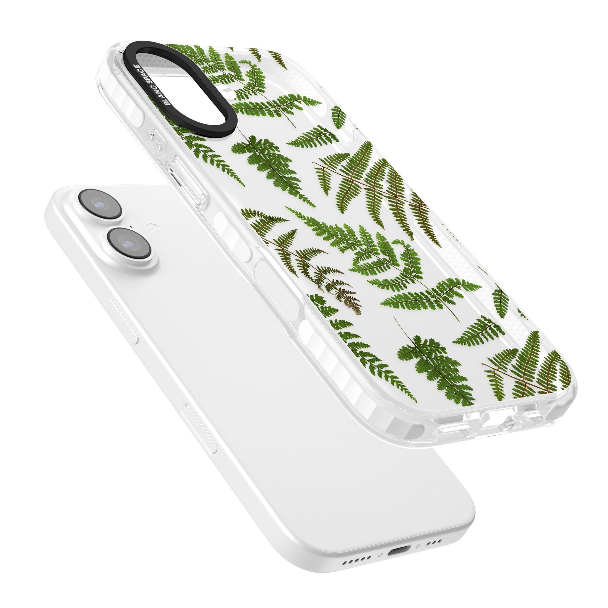 Leafy Ferns iPhone 17 Impact Clear Phone Case Colours