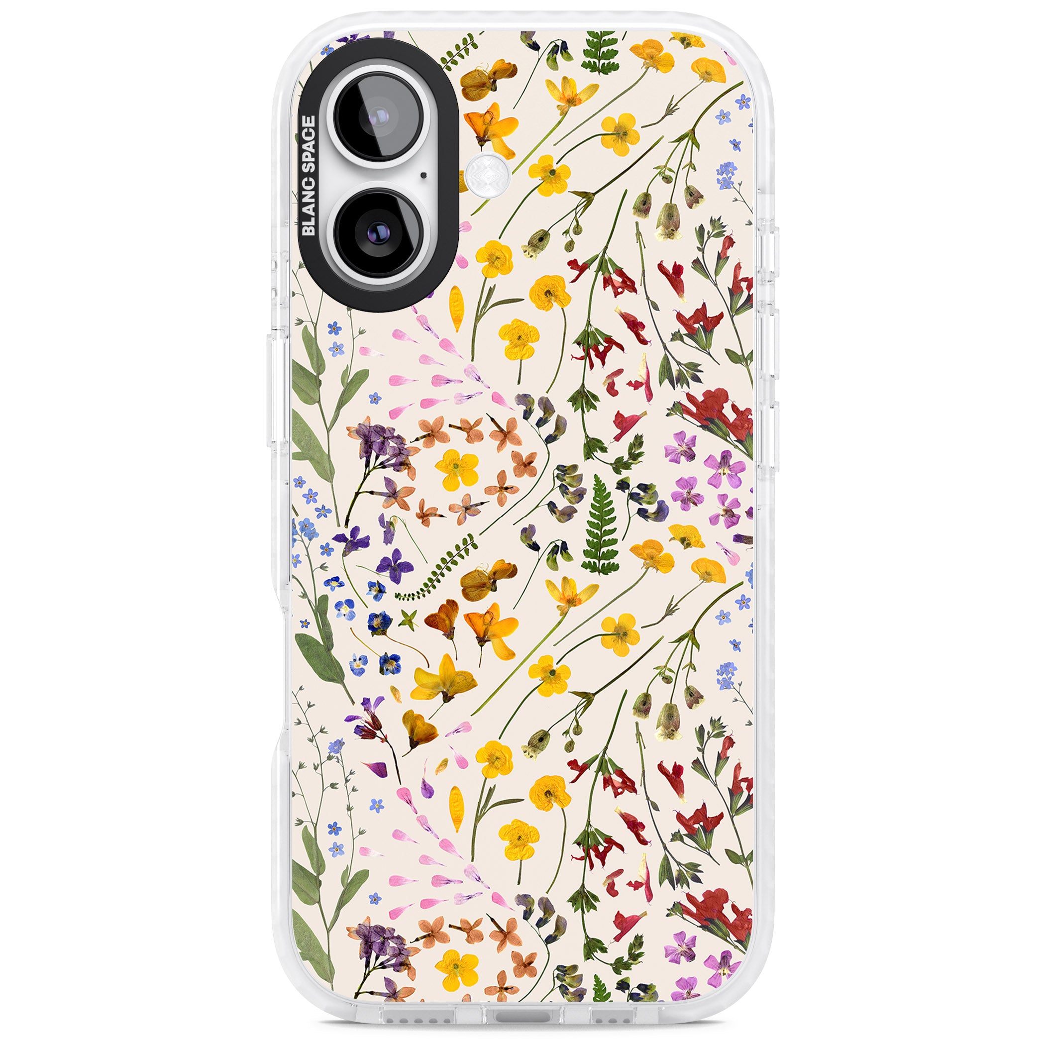 Wildflower Bouquet Cream iPhone 17 Impact Clear Phone Case