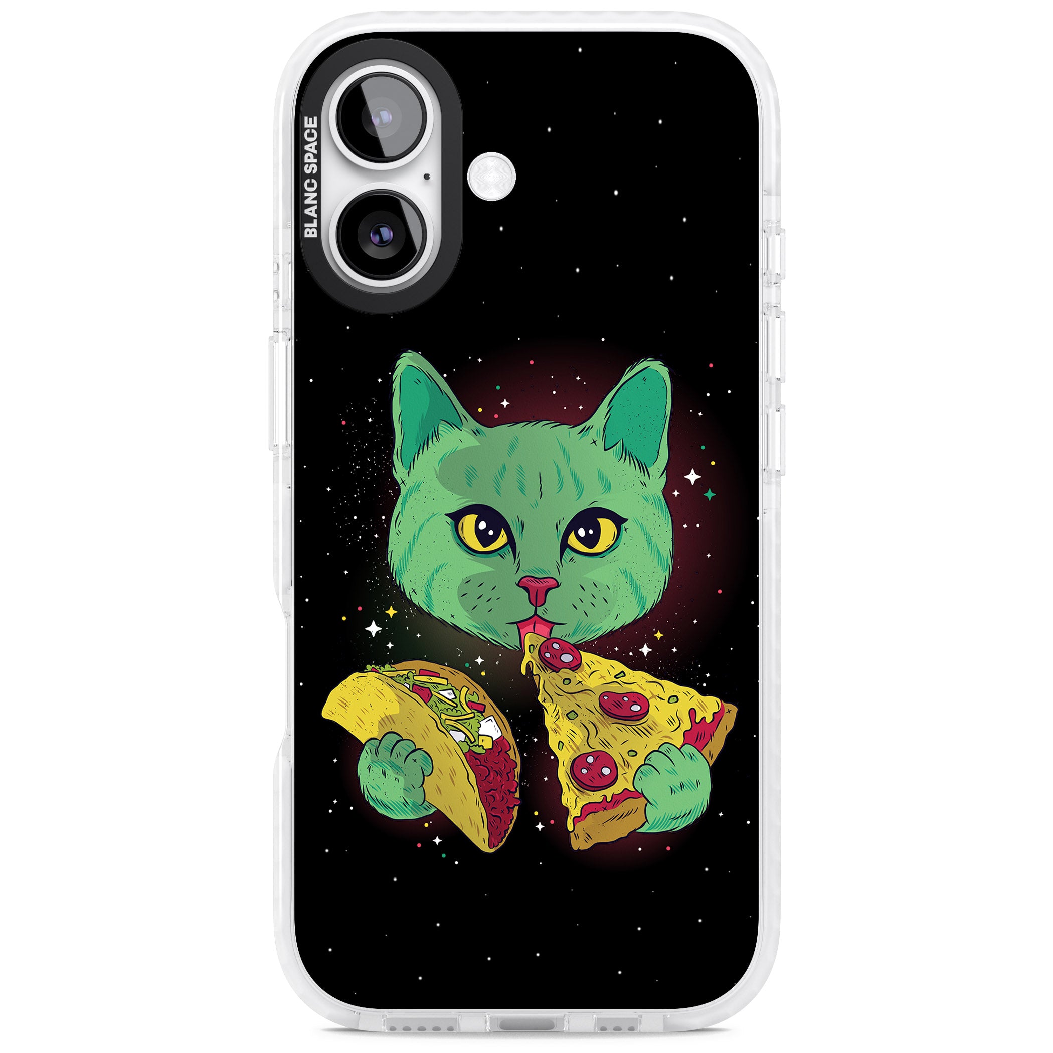 Pizza Purr iPhone 17 Impact Clear Phone Case