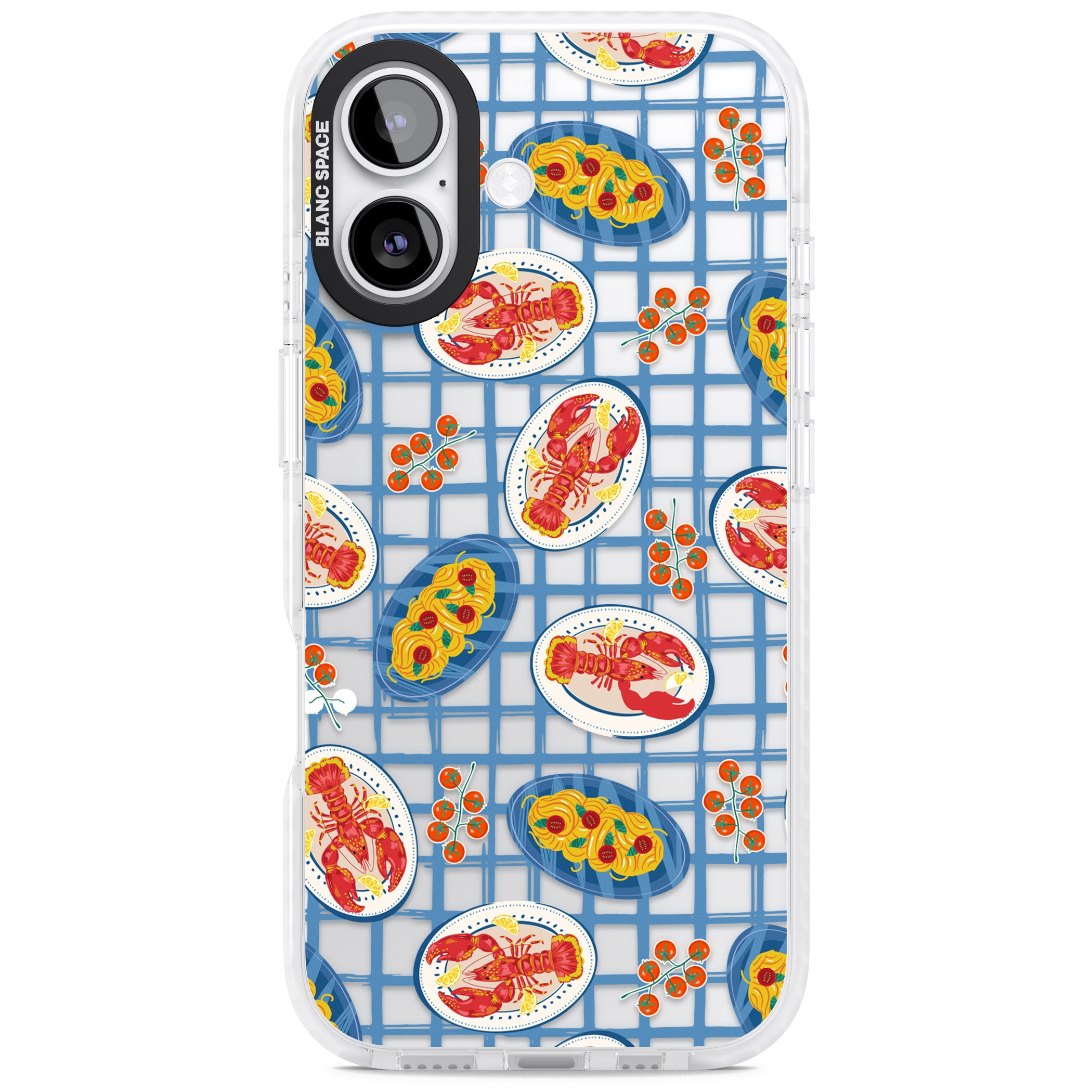Lobster & Pasta Picnic iPhone 17 Impact Clear Phone Case