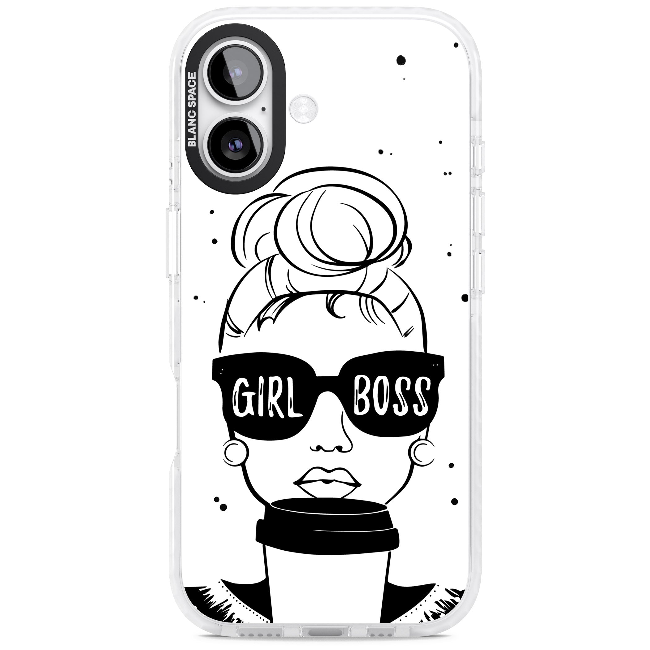Girl Boss iPhone 17 Impact Clear Phone Case