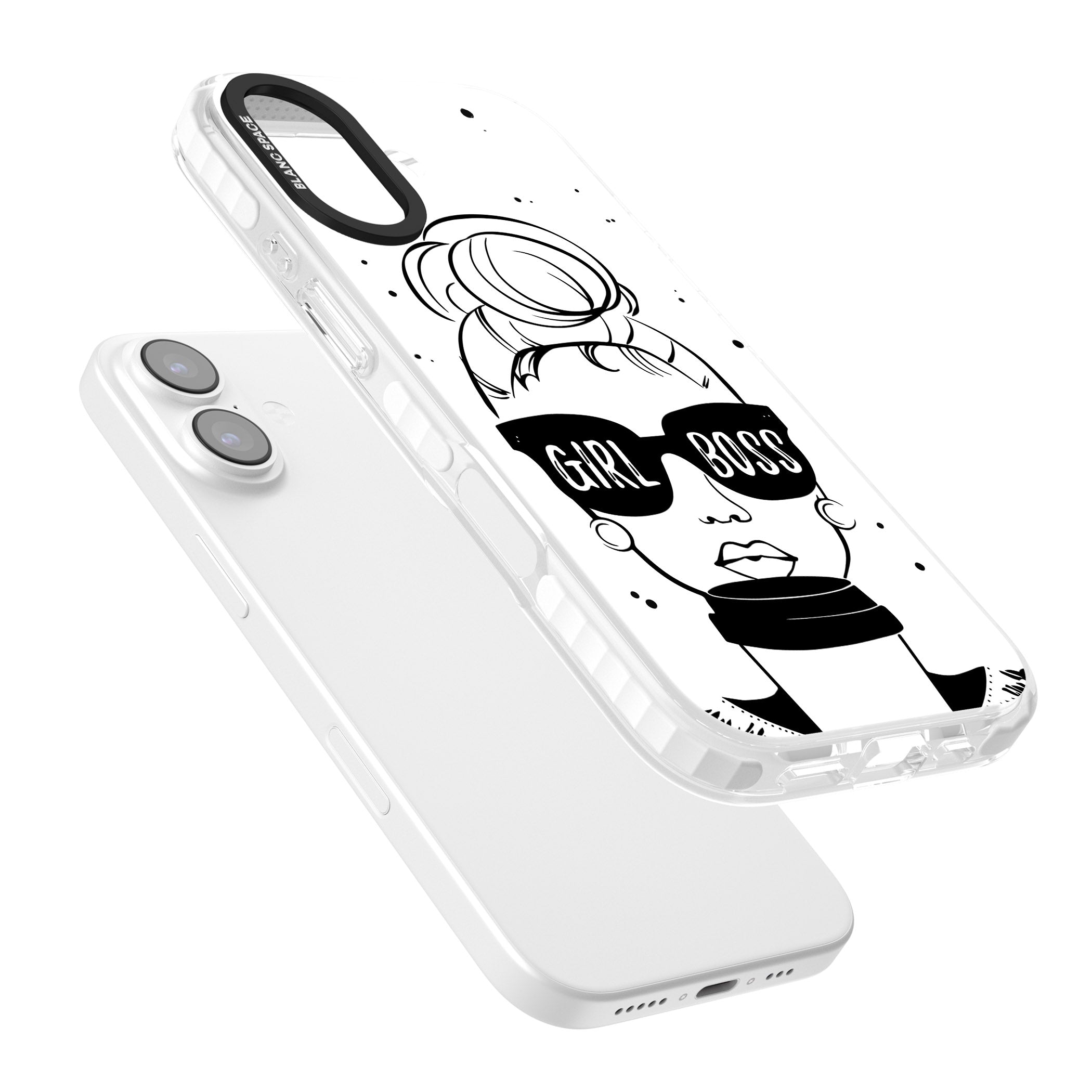 Girl Boss iPhone 17 Impact Clear Phone Case Colours