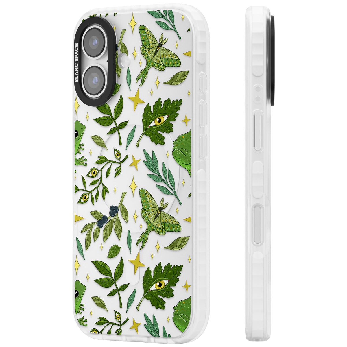 Forest Senses iPhone 16 / iPhone 16 Plus / iPhone 17 Impact Clear Phone Case side