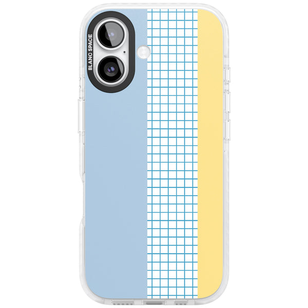 Abstract Grid Blue & Yellow