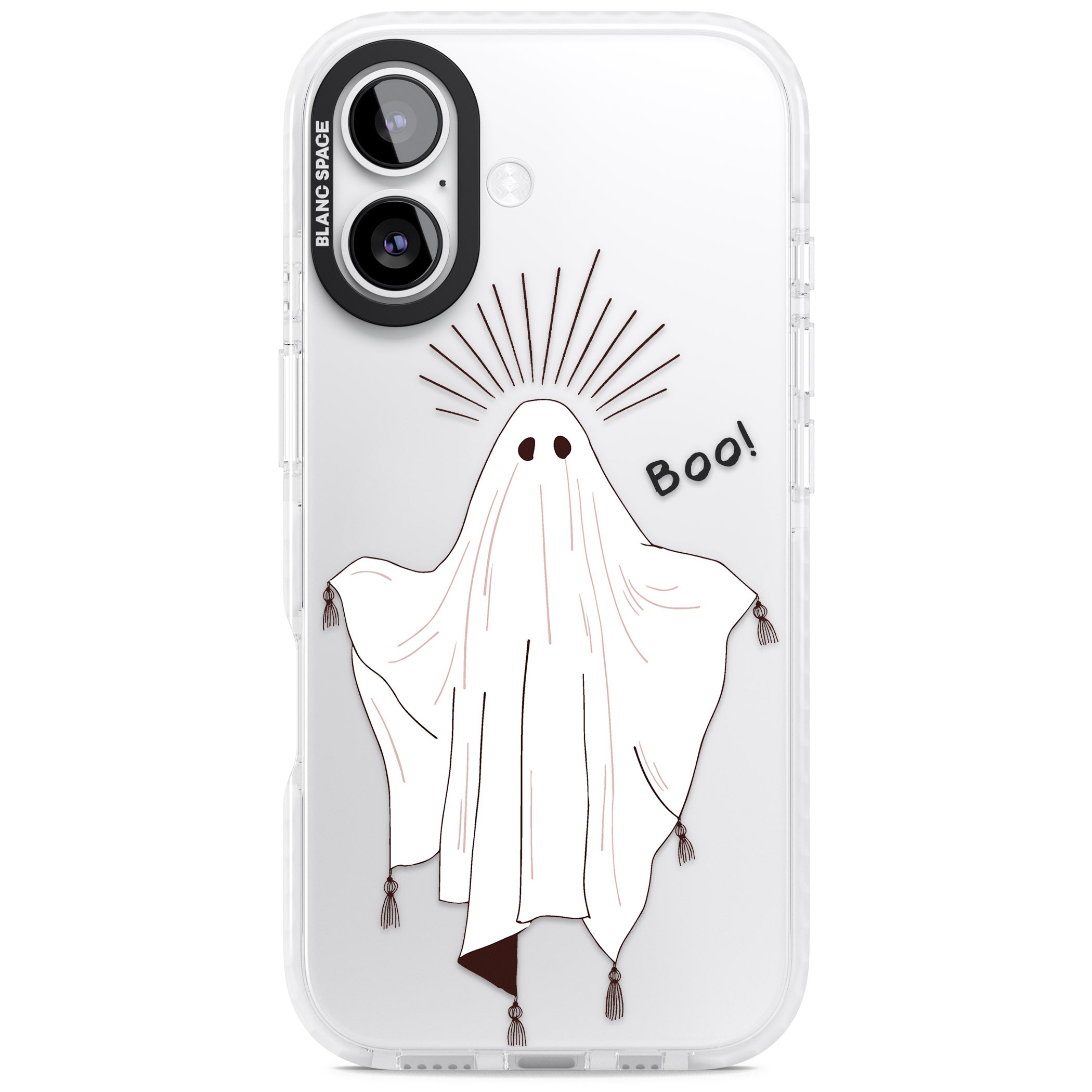 Boo! iPhone 17 Impact Clear Phone Case