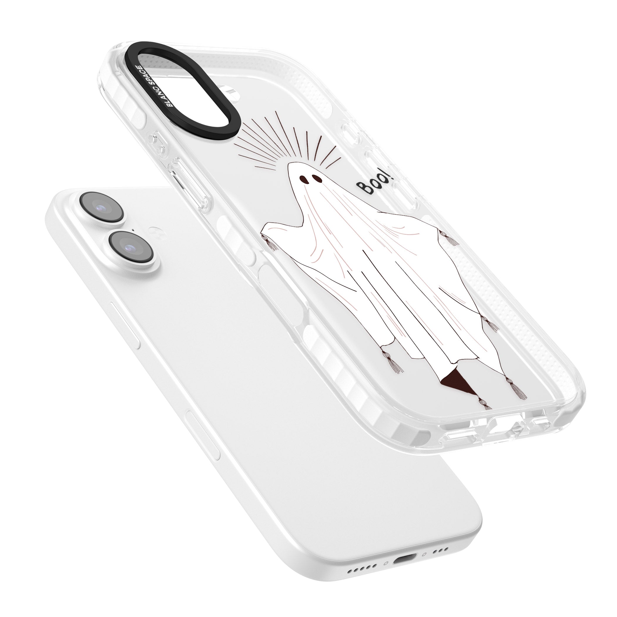 Boo! iPhone 17 Impact Clear Phone Case Colours
