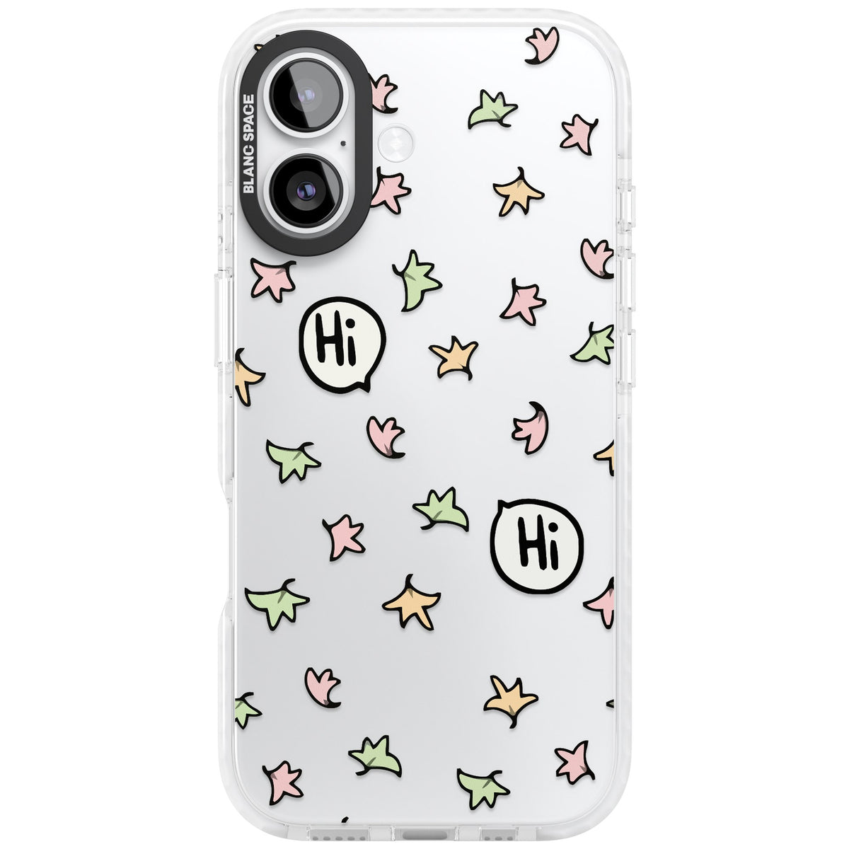 Heartstopper Leaves iPhone 16 / iPhone 16 Plus / iPhone 17 Impact Clear Phone Case front