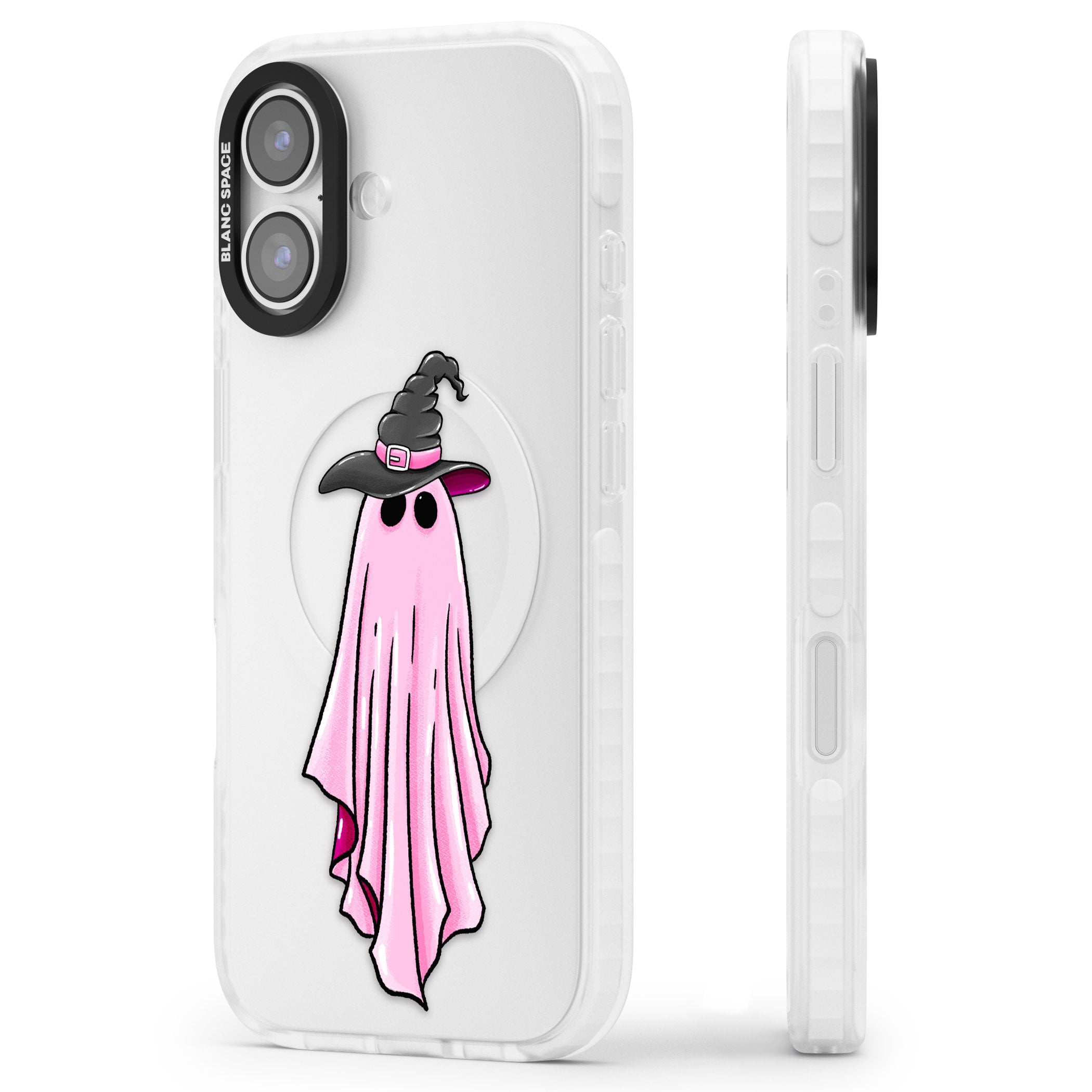 New Hat Day iPhone 17 Impact Clear Phone Case Side Profile