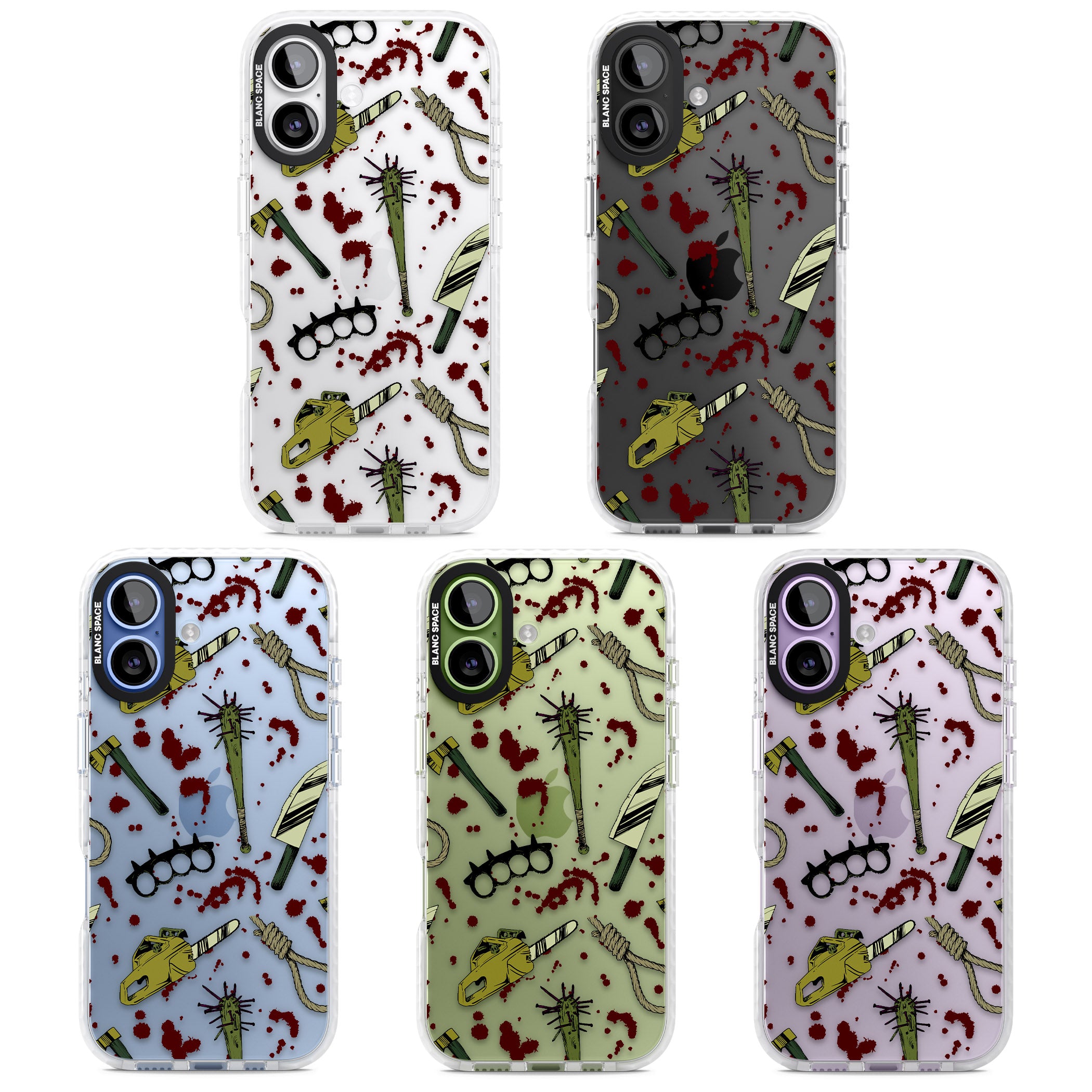 Movie Massacre iPhone 17 Impact Clear Phone Case APT Impact Protection