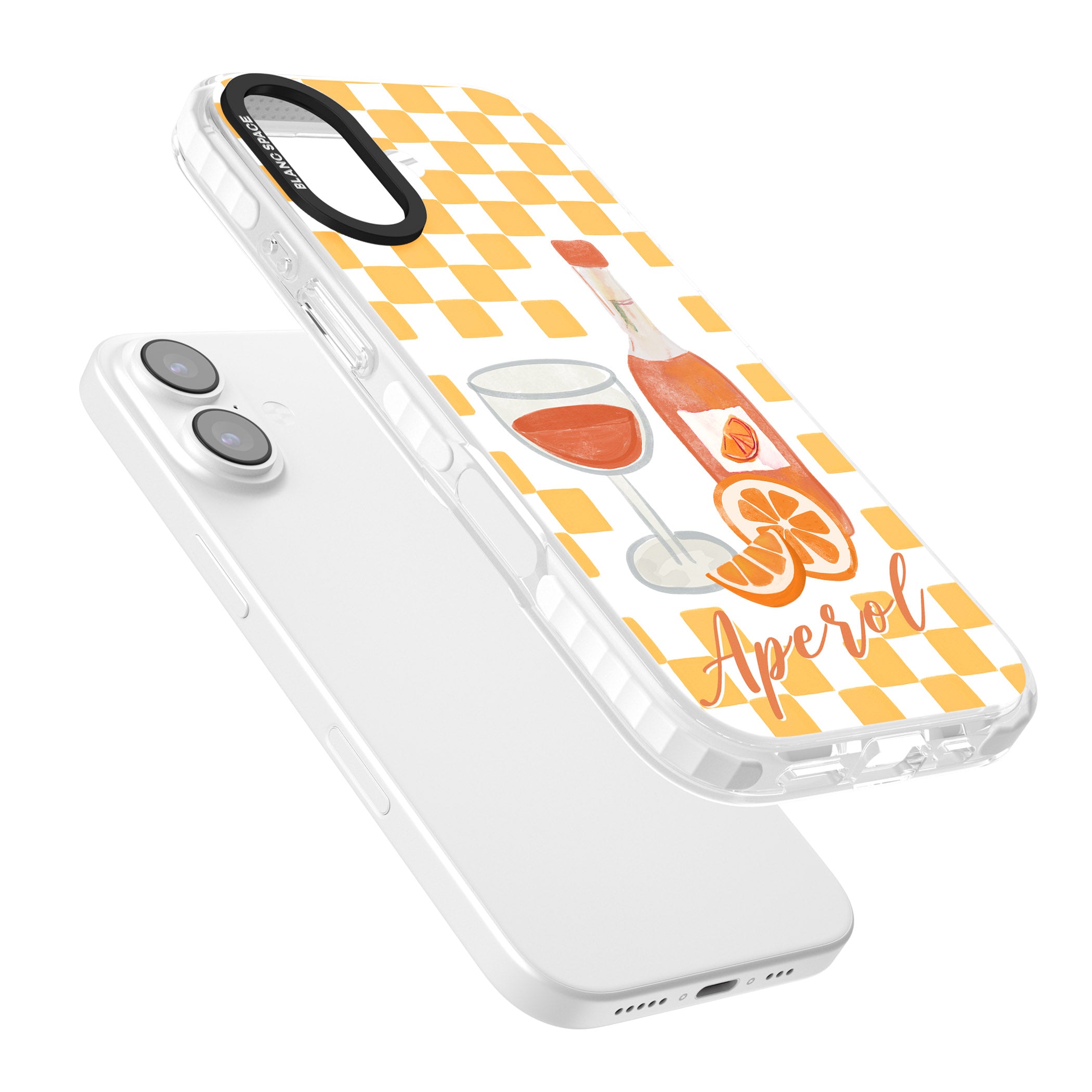 Checked Spritz iPhone 17 Impact Clear Phone Case Colours