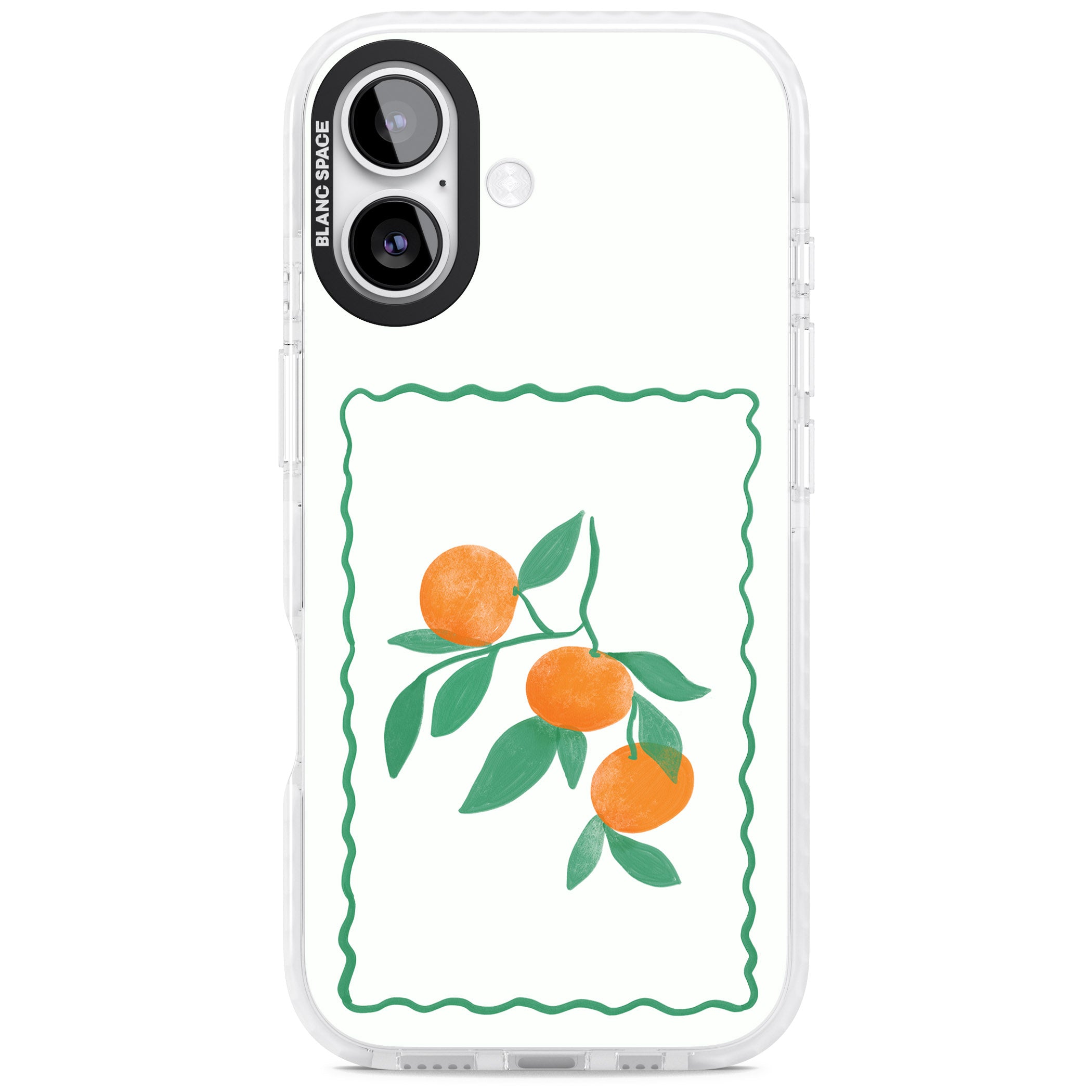 Italian Oranges iPhone 17 Impact Clear Phone Case