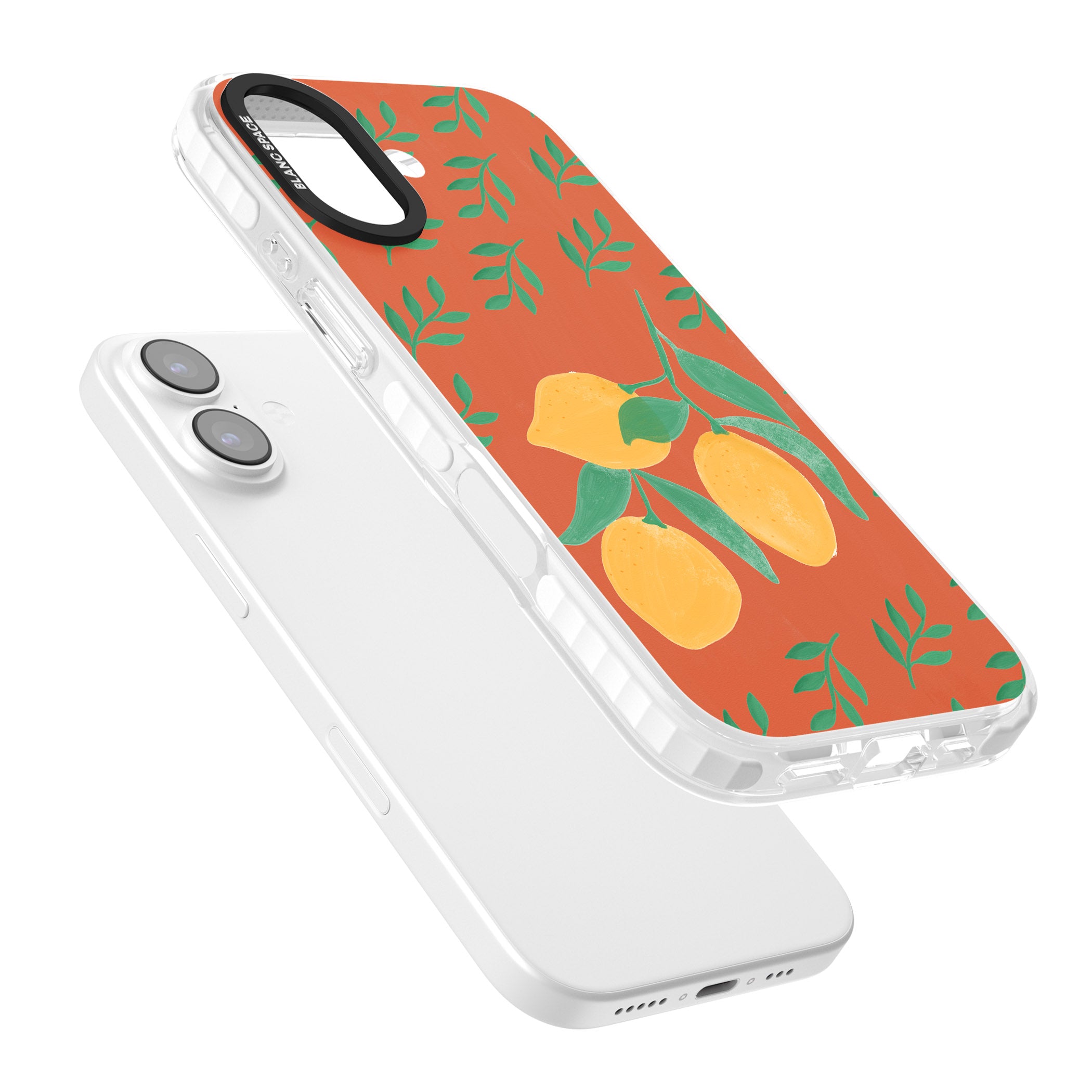 Tuscan Lemons iPhone 17 Impact Clear Phone Case Colours