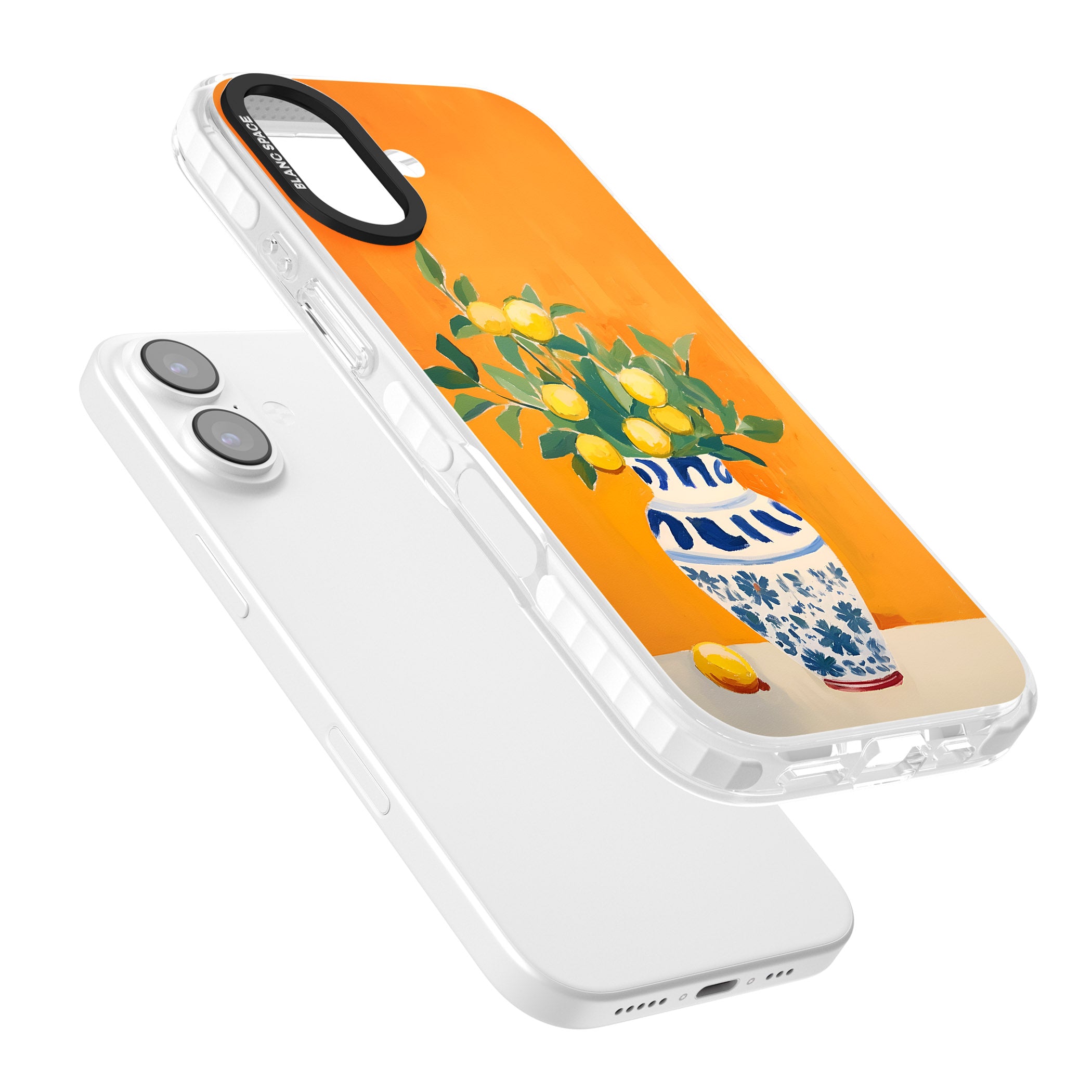 Lemon Vase iPhone 17 Impact Clear Phone Case Colours