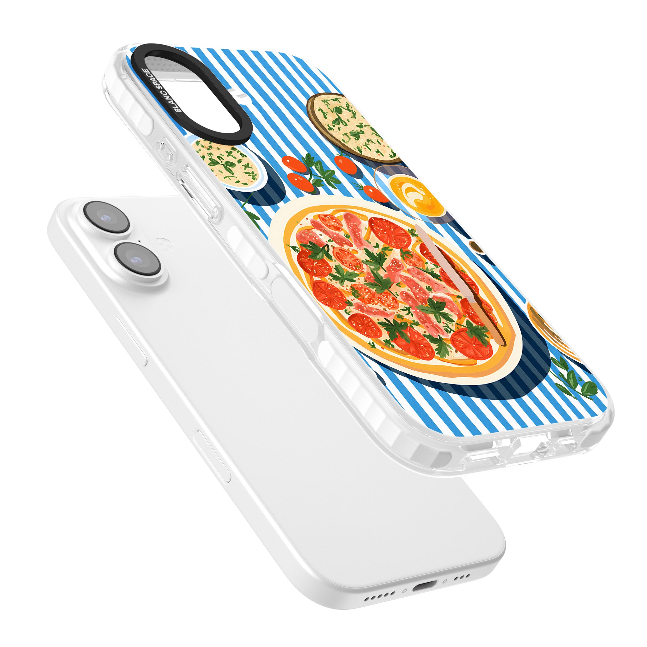 Italian Platter iPhone 17 Impact Clear Phone Case Colours
