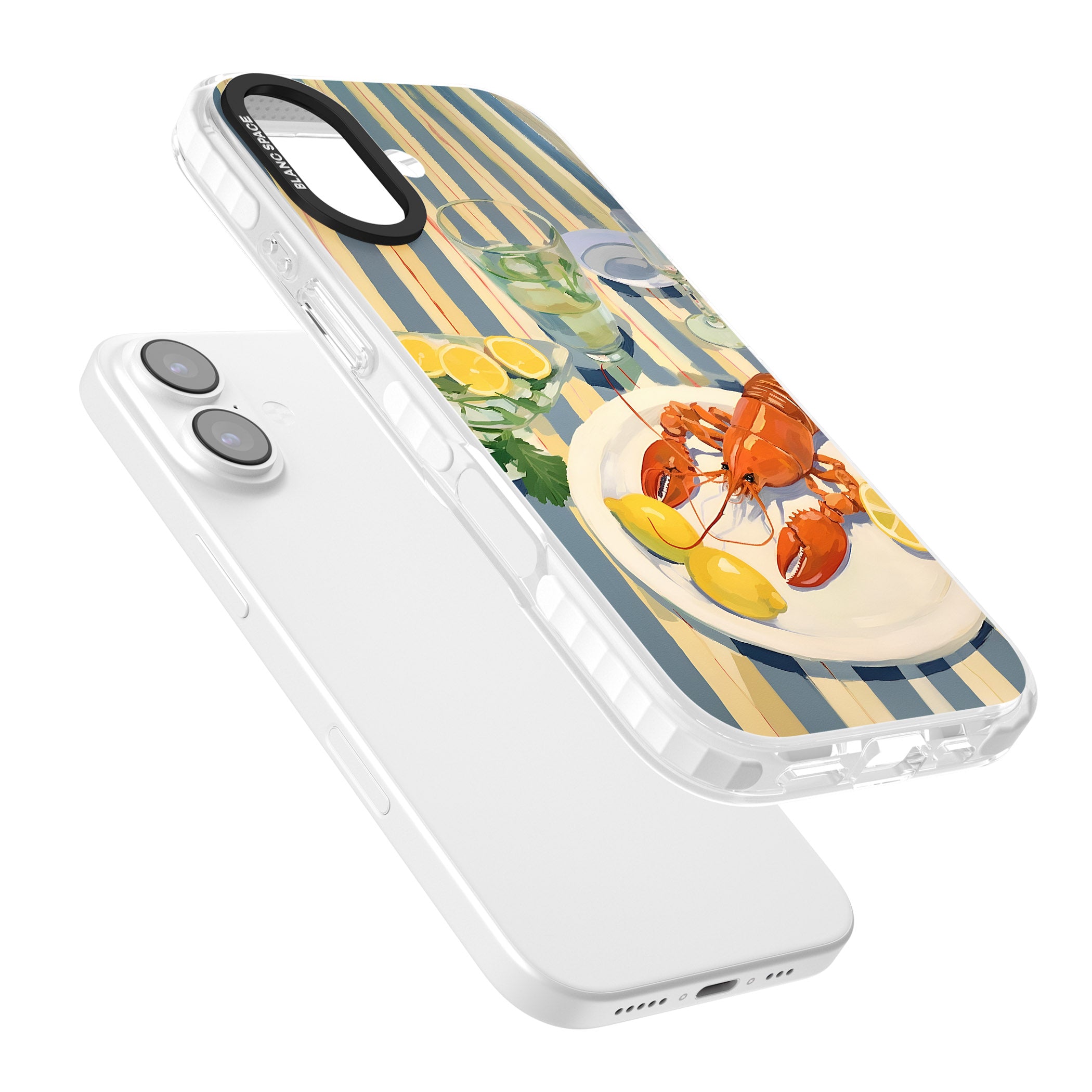 Lobster & Lemons iPhone 17 Impact Clear Phone Case Colours
