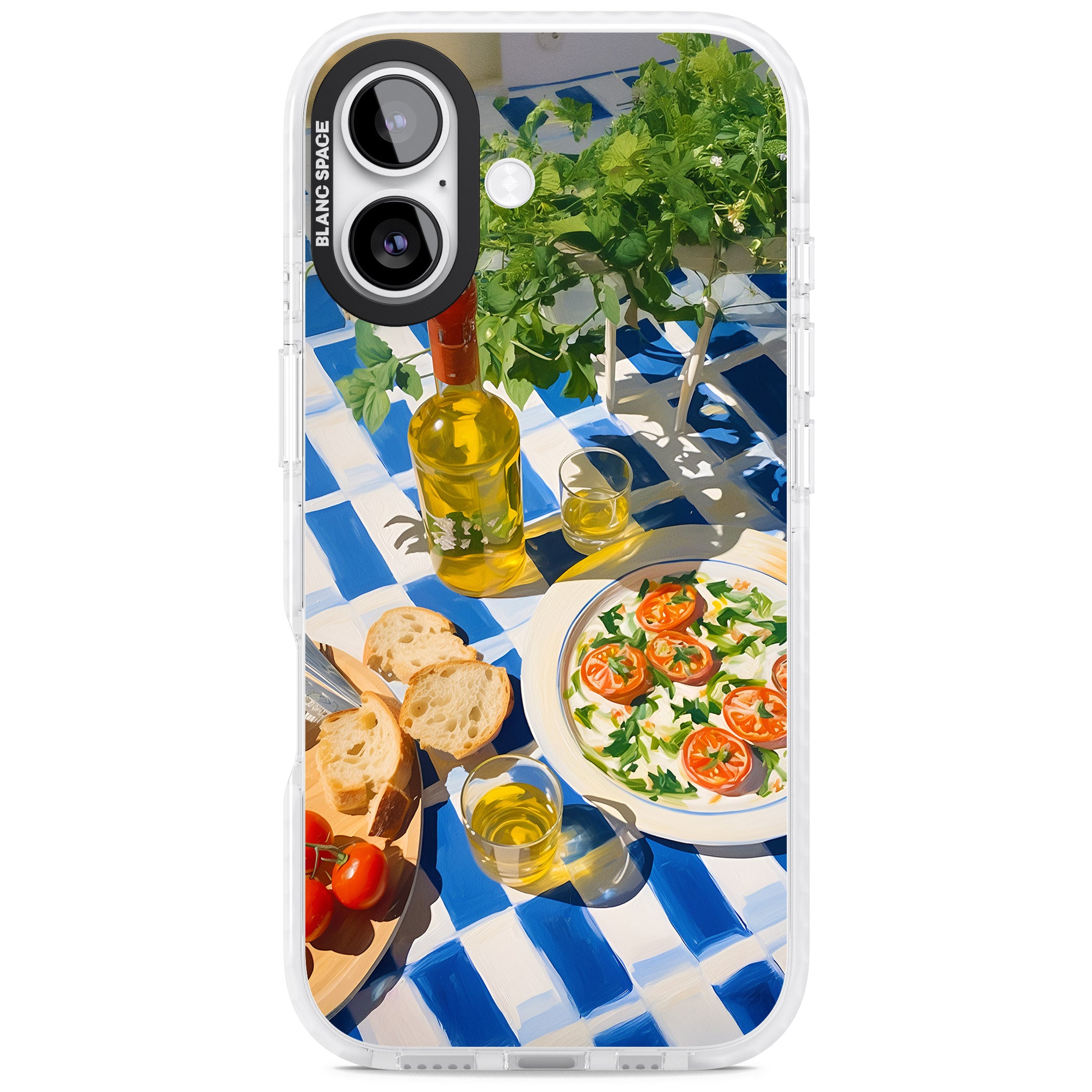 Caprese Salad iPhone 17 Impact Clear Phone Case