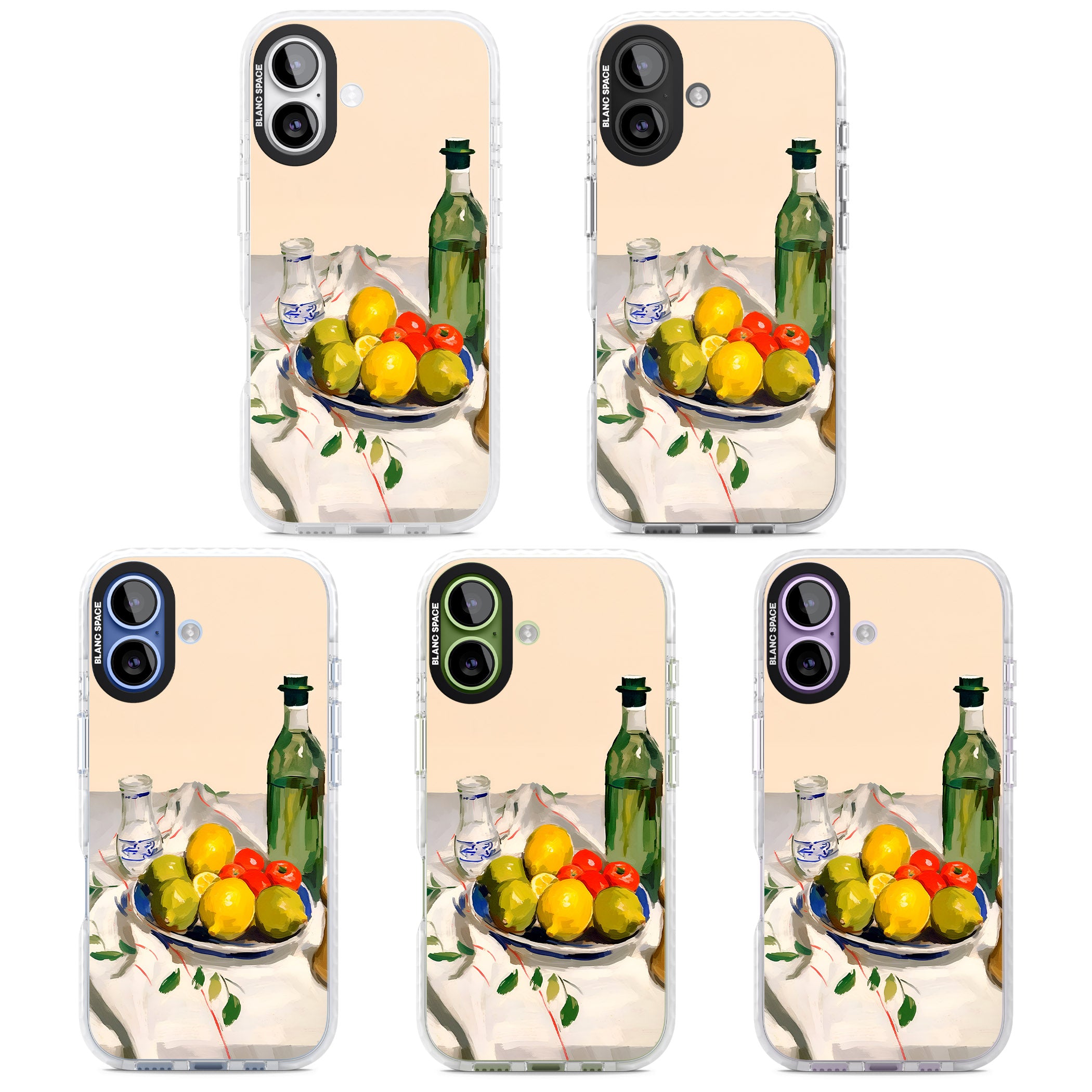 Mediterranean Fruit Salad iPhone 17 Impact Clear Phone Case APT Impact Protection