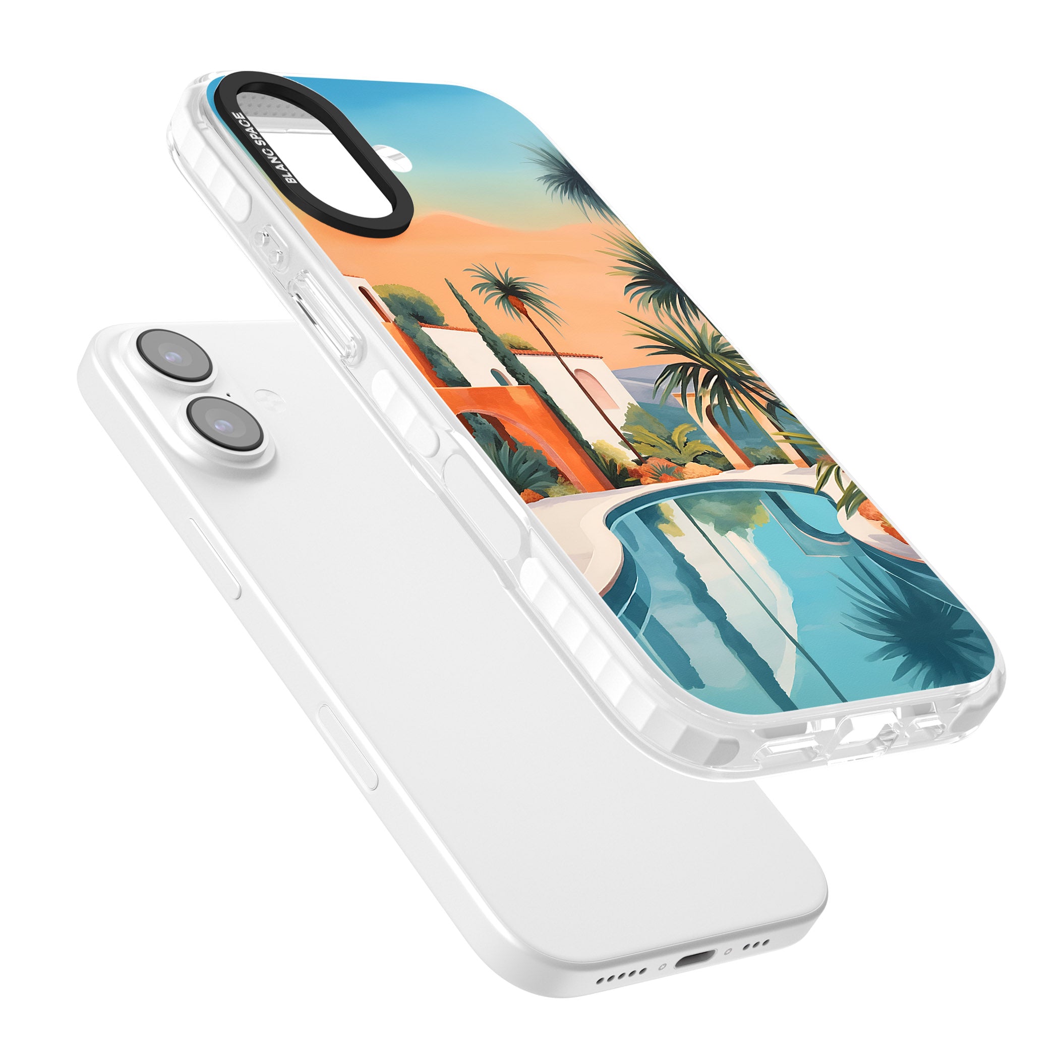 Villa Sunset iPhone 17 Impact Clear Phone Case Colours
