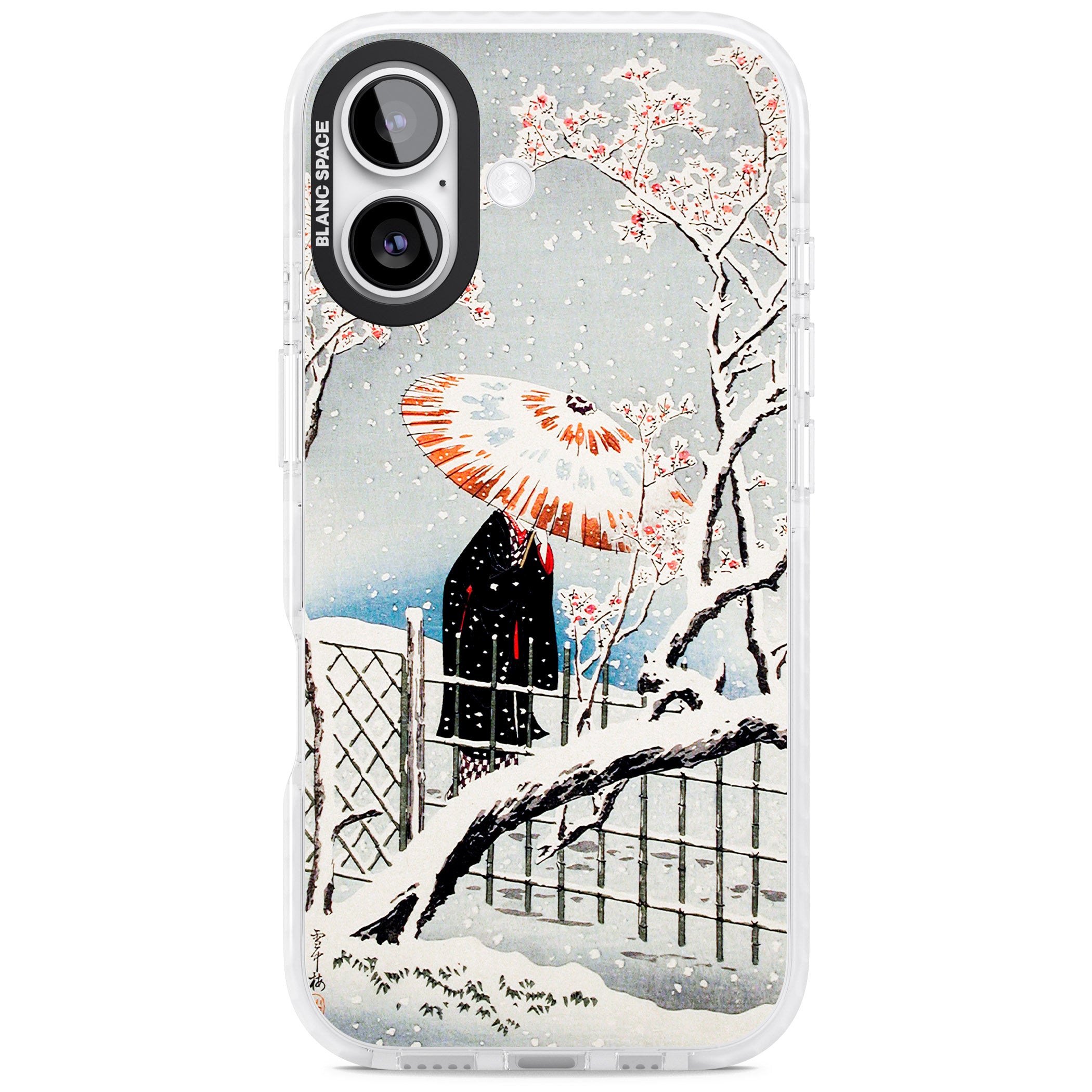 Plum Tree In Snow By Hiroaki Takahashi iPhone 17 Impact Clear Phone Case