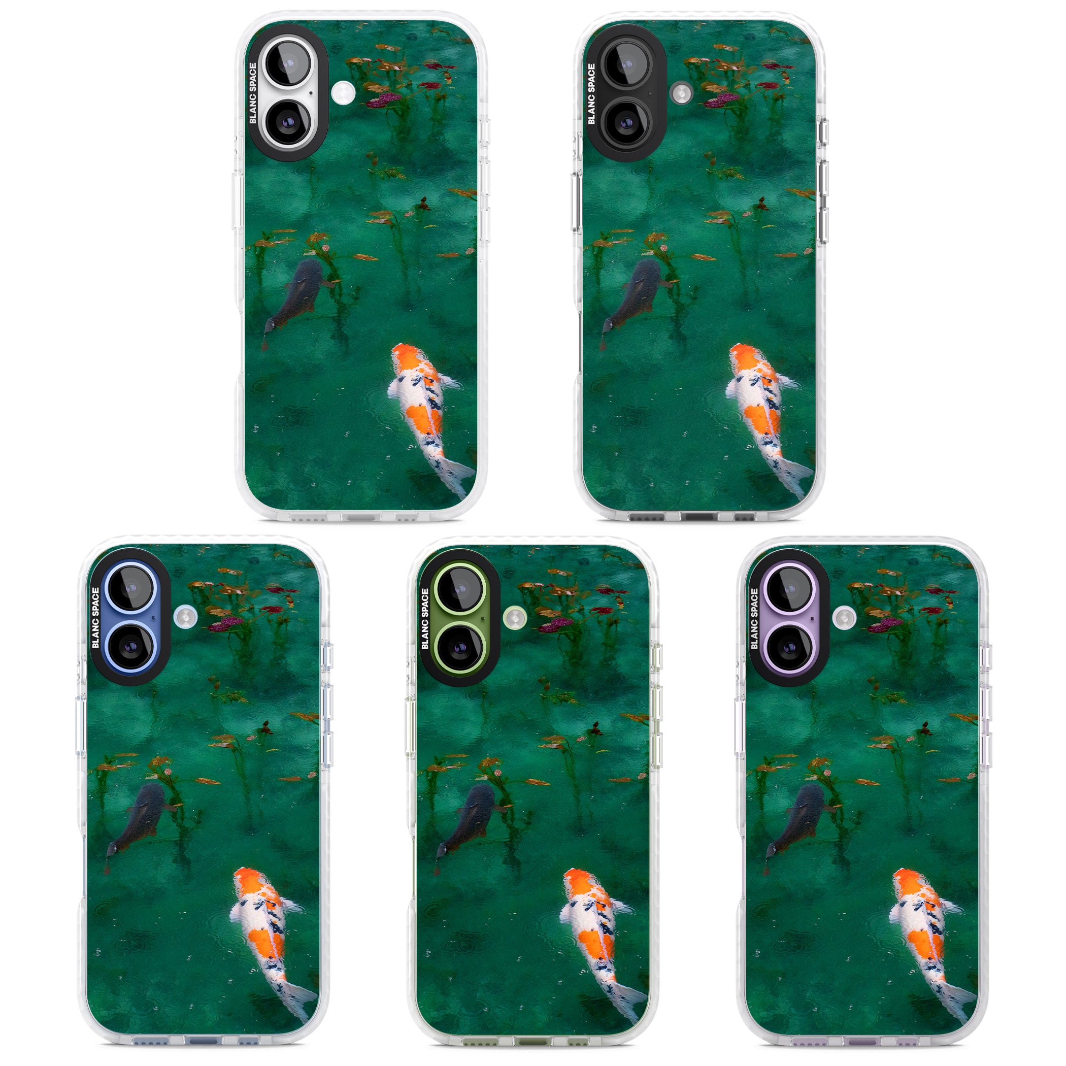 Koi Fish iPhone 17 Impact Clear Phone Case APT Impact Protection