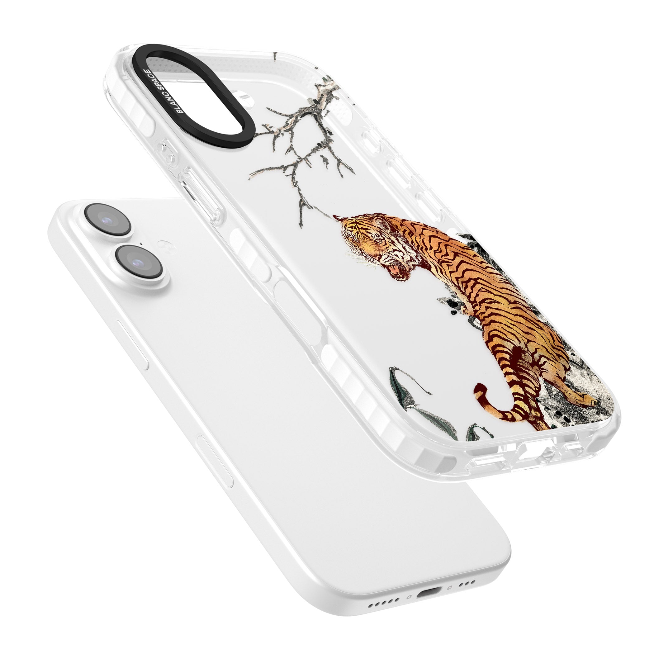 Roaring Tiger iPhone 17 Impact Clear Phone Case Colours