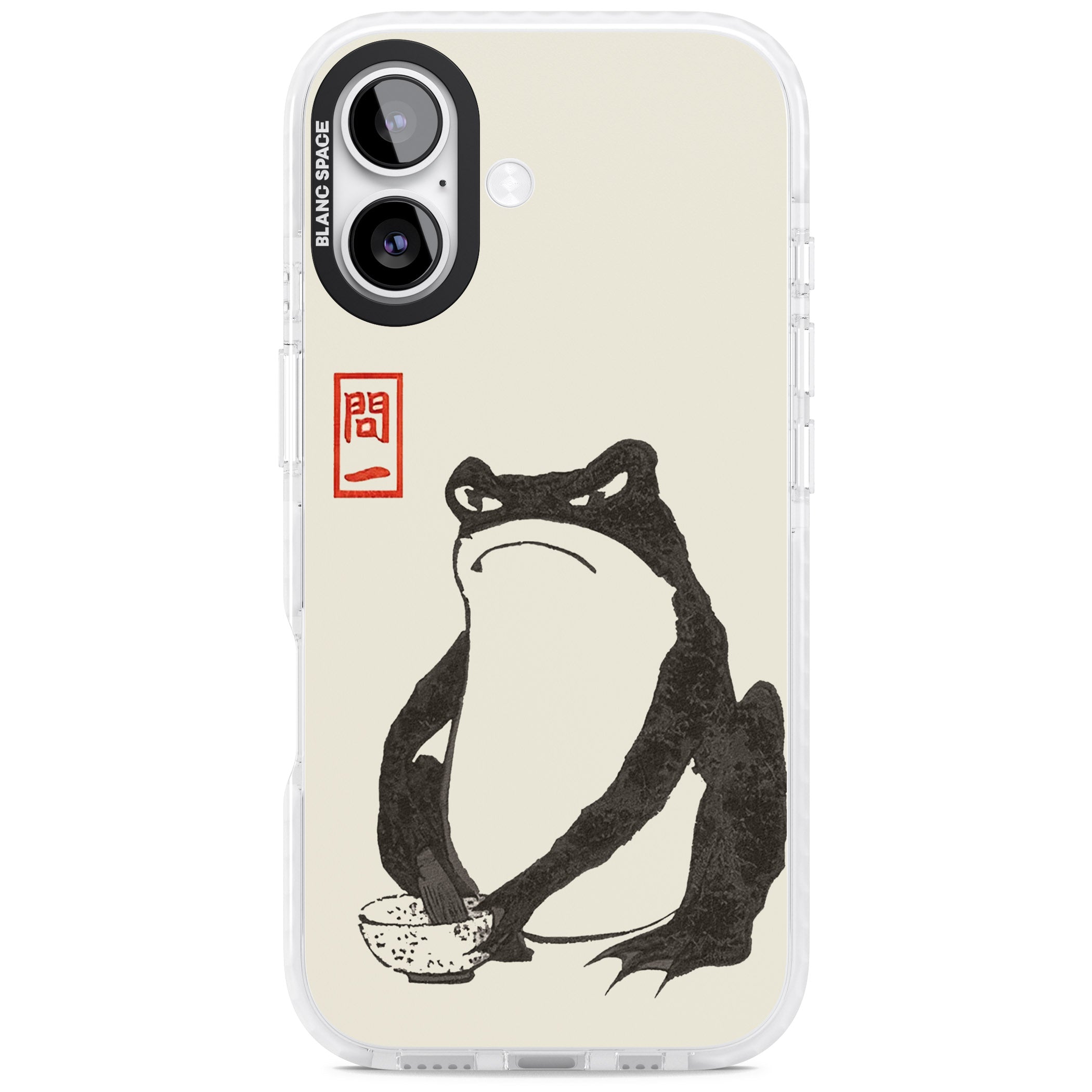 Matsumoto Hoji Grumpy Toad iPhone 17 Impact Clear Phone Case