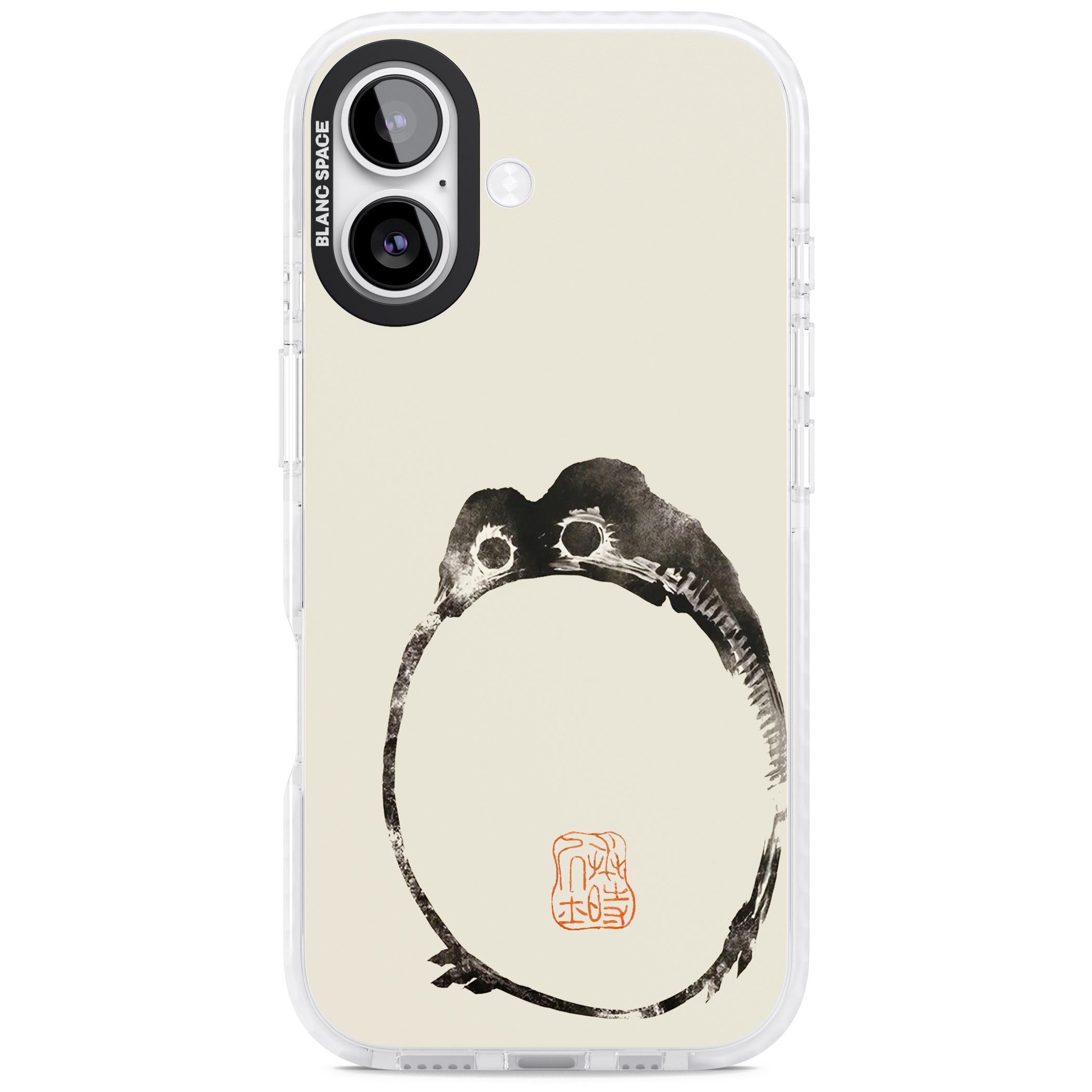 Matsumoto Hoji Round Frog iPhone 17 Impact Clear Phone Case