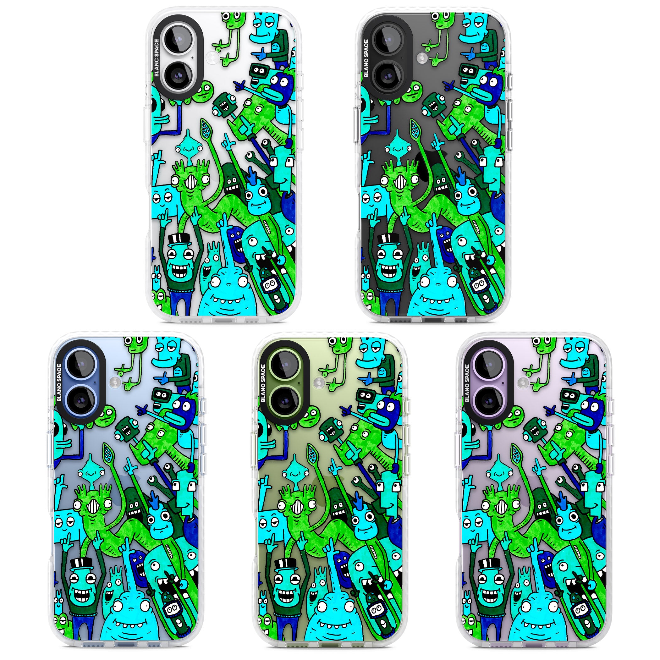 Don'T Point iPhone 17 Impact Clear Phone Case APT Impact Protection