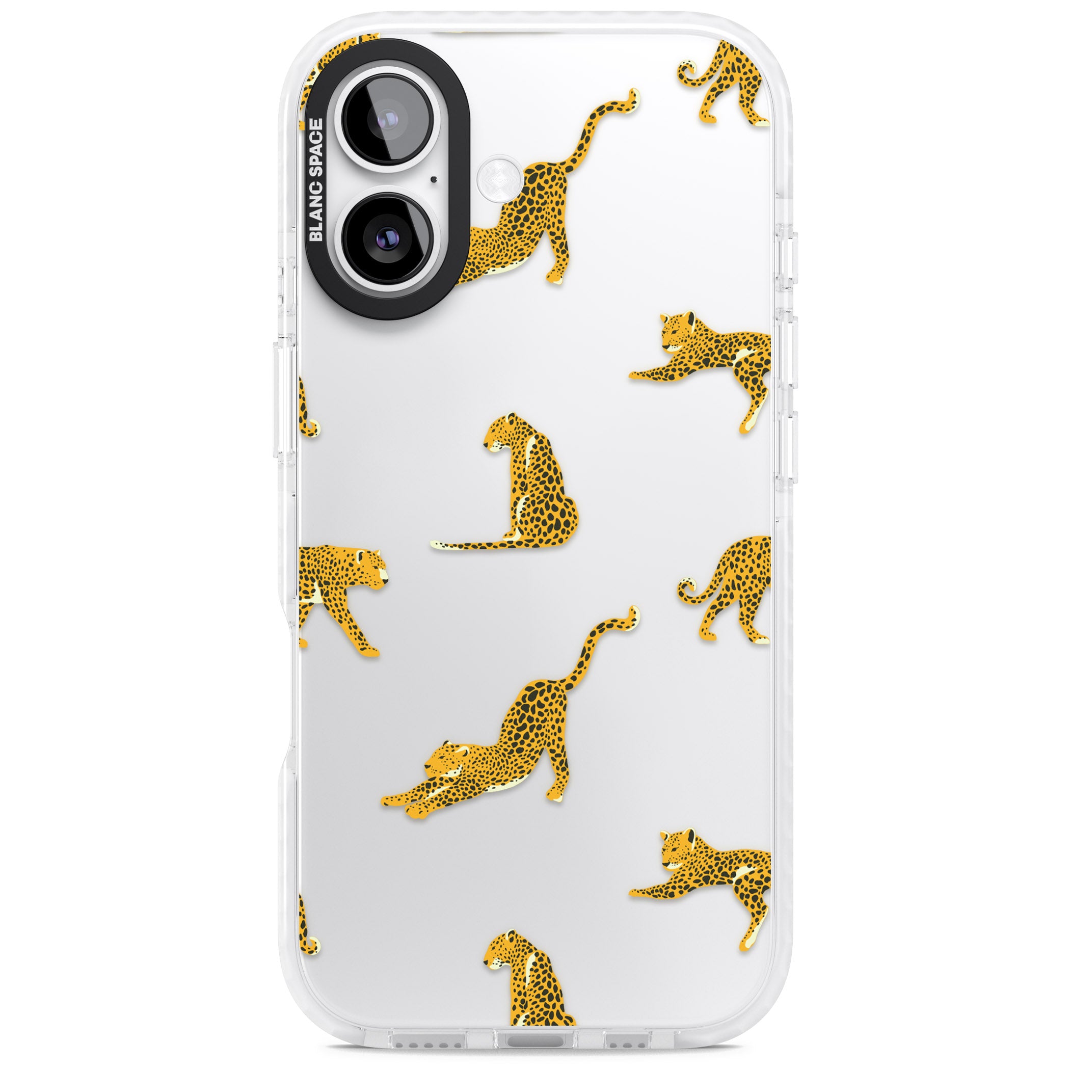 Leopard Spots iPhone 17 Impact Clear Phone Case