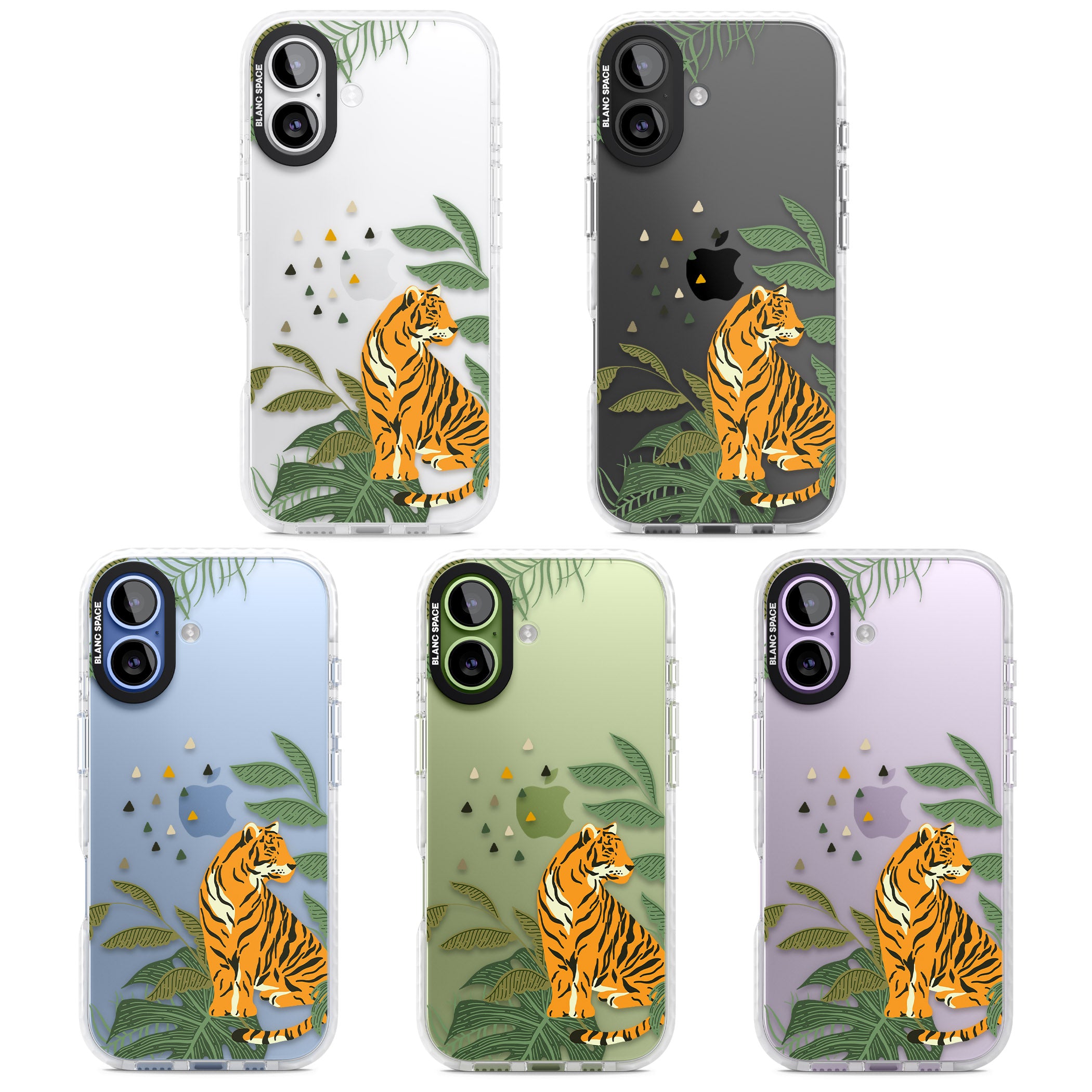 Tiger Jungle iPhone 17 Impact Clear Phone Case APT Impact Protection