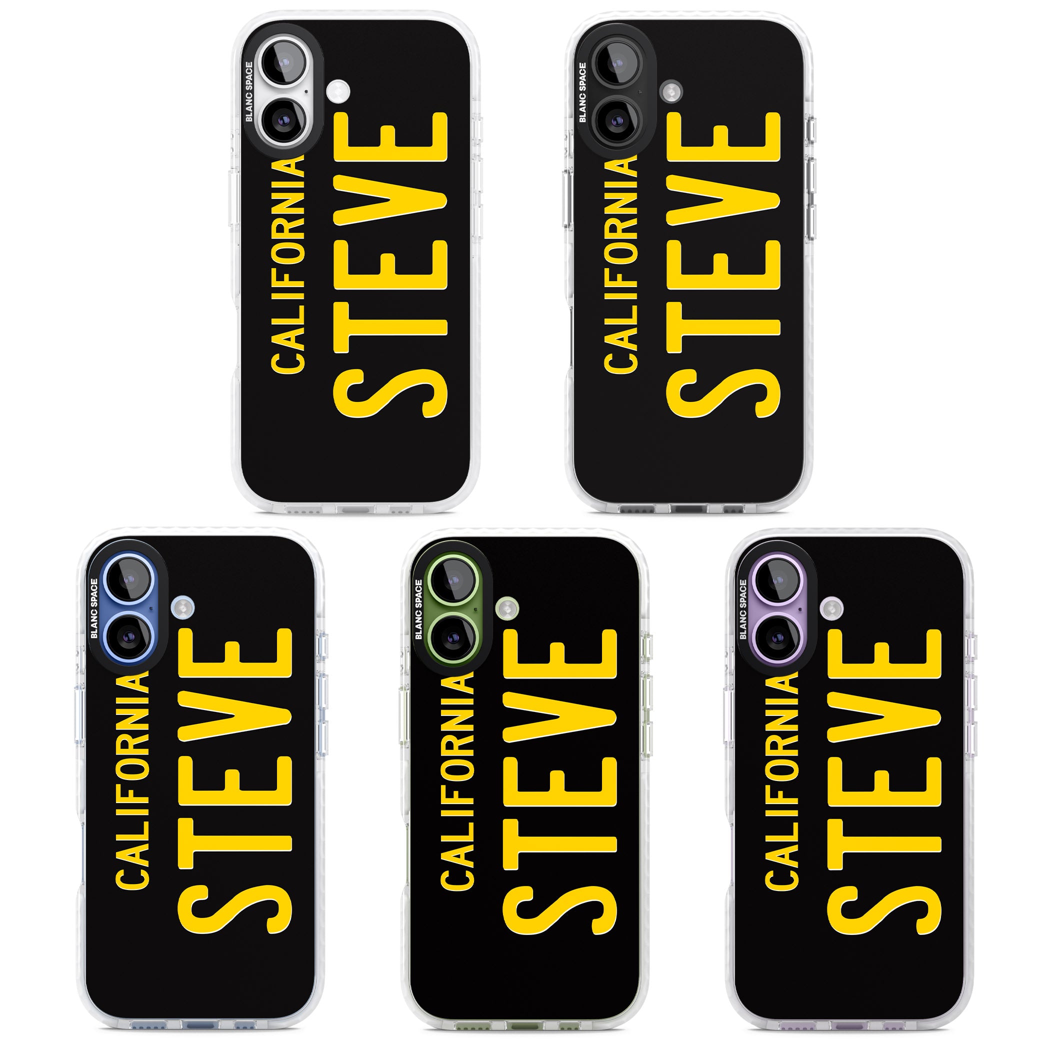 Personalised Vintage California License Plate iPhone 17 Impact Clear Phone Case APT Impact Protection